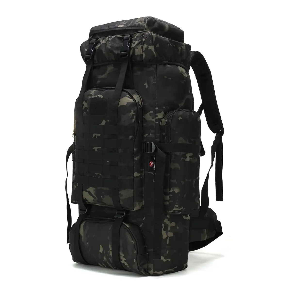 W WINTMING 70L Hiking Backpack for Men | Water-Resistant 900D Oxford Tactical Rucksack with Molle System - main product image