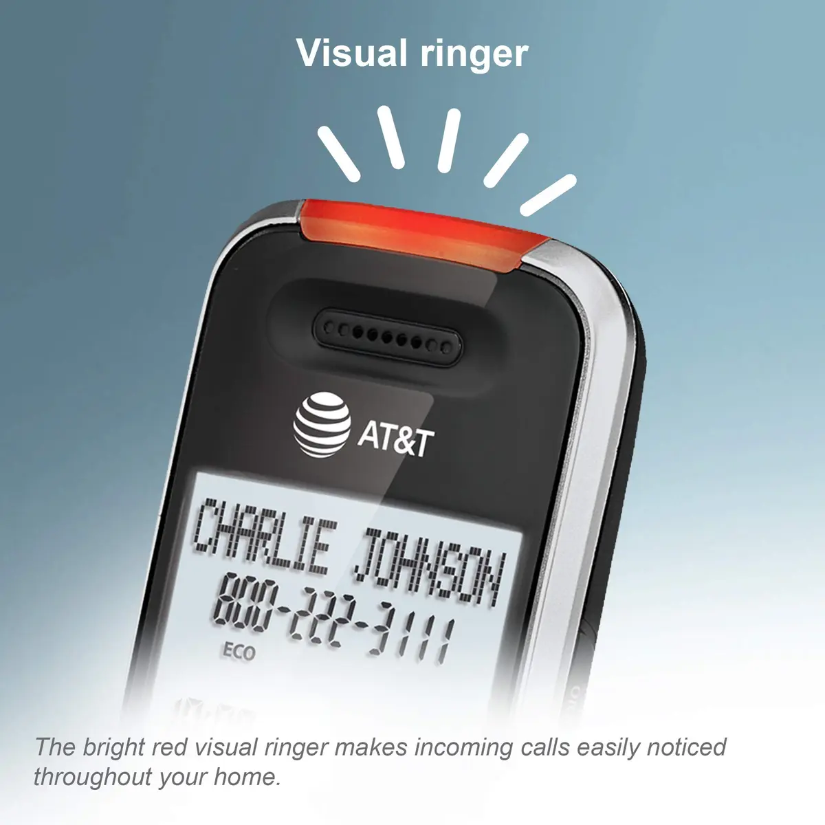 AT&T BL102 DECT 6.0 Cordless Phone with Answering Machine & Call Blocking | 1 Handset - view 5