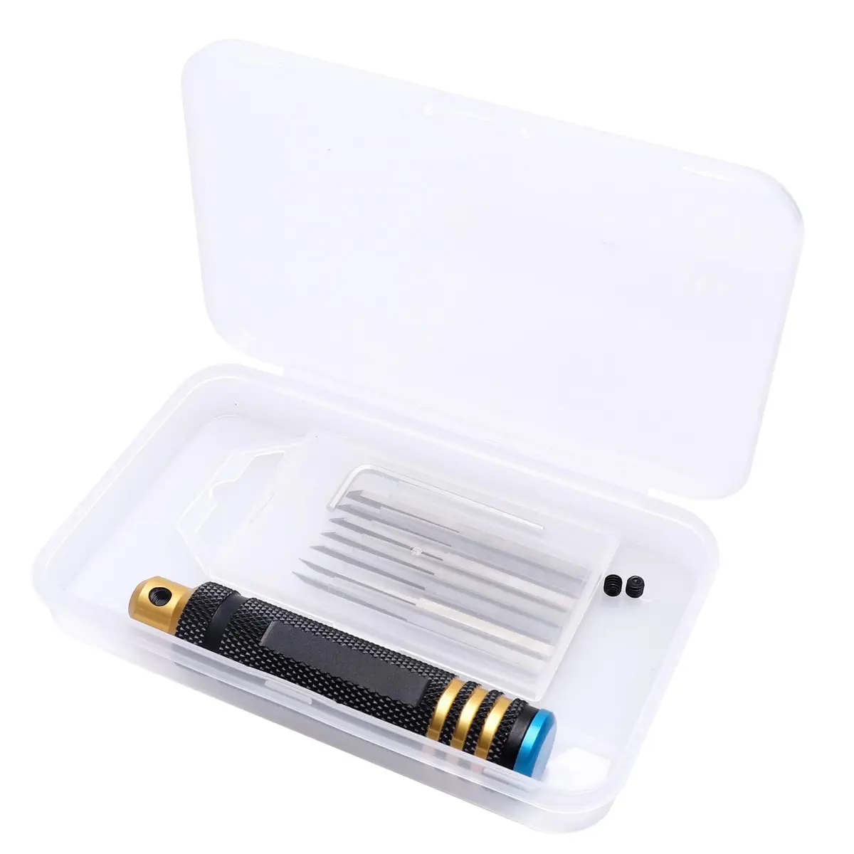 FriHobby 7-in-1 Scribe Tool Panel Line Scriber Blades 0.1-2.0mm | Precise, Ergonomic, for Gundam & Model Kits - view 7
