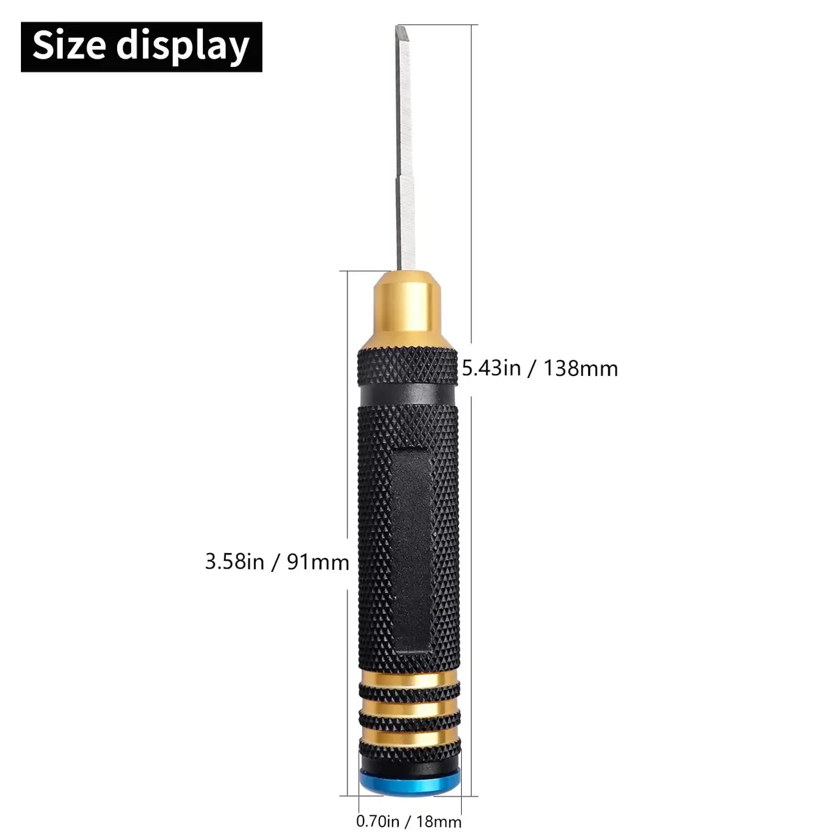 FriHobby 7-in-1 Scribe Tool Panel Line Scriber Blades 0.1-2.0mm | Precise, Ergonomic, for Gundam & Model Kits - view 3