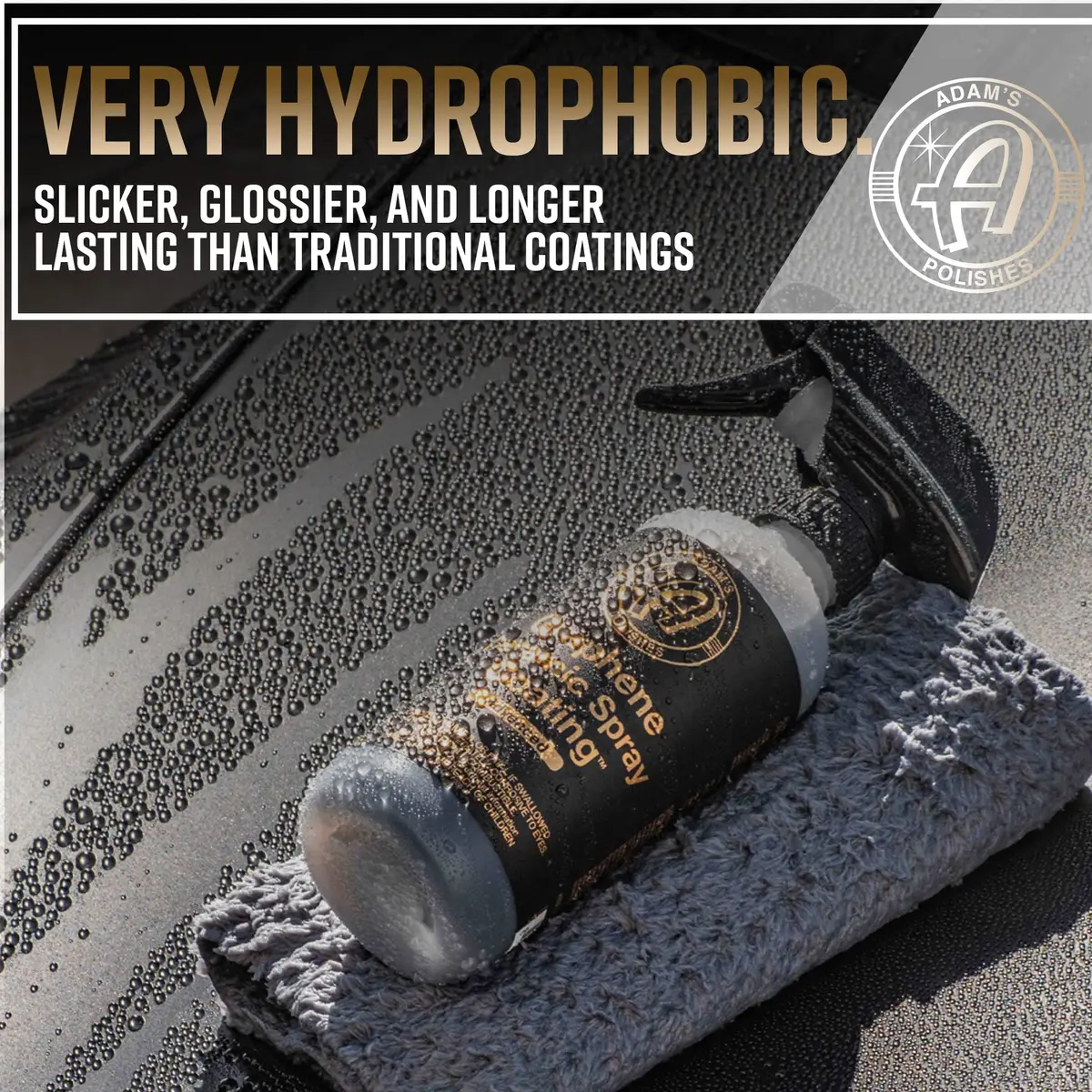 Adam's Advanced Graphene Ceramic Spray Coating Kit 355ml (12 Fl Oz) | 18+ Month Extreme Gloss & Protection - view 4