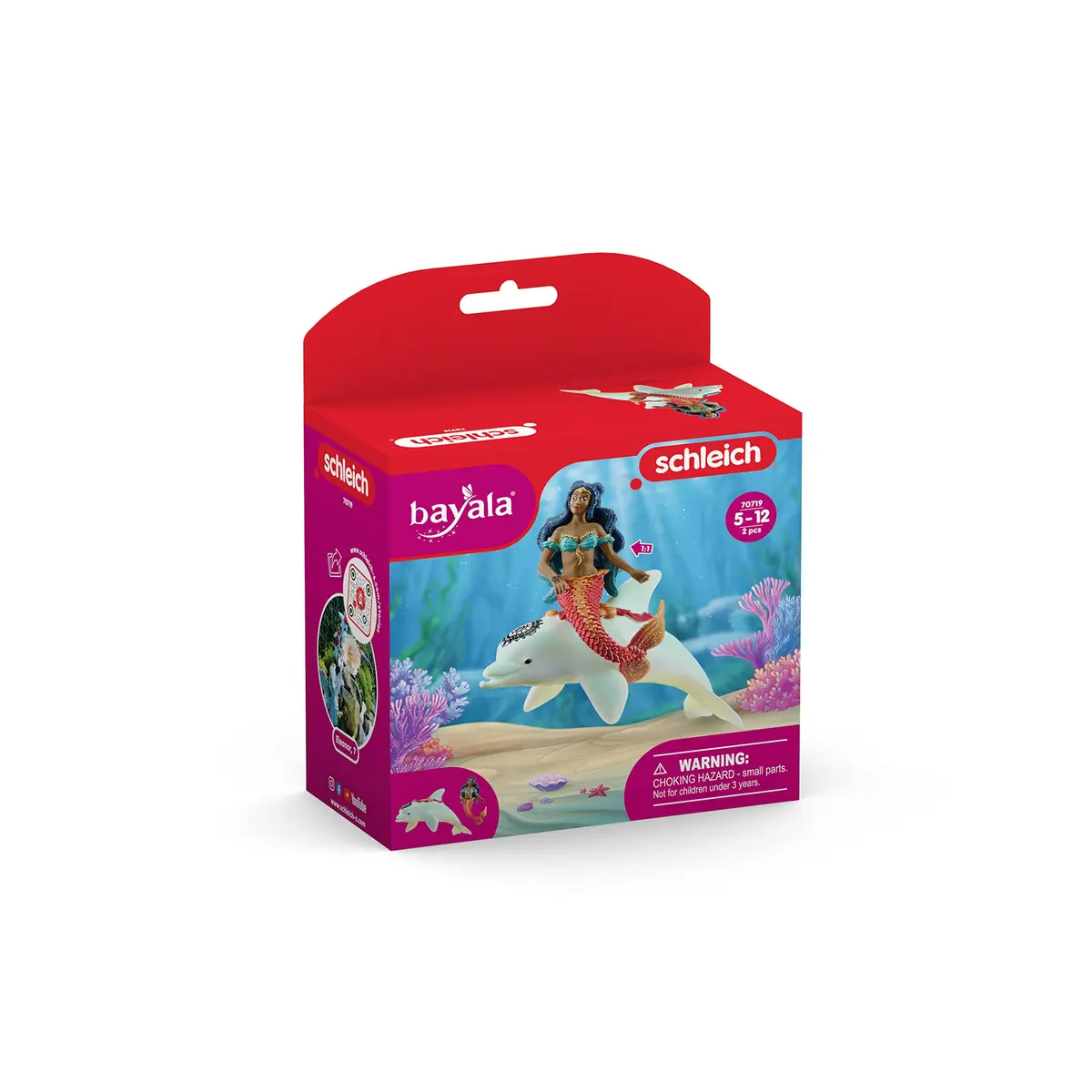 Schleich Bayala - 2PC Isabelle the Mermaid and Dolphin Playset - Fantasy Fairy Toys for Kids Ages 5+ | Magical Sea Creatures - view 4