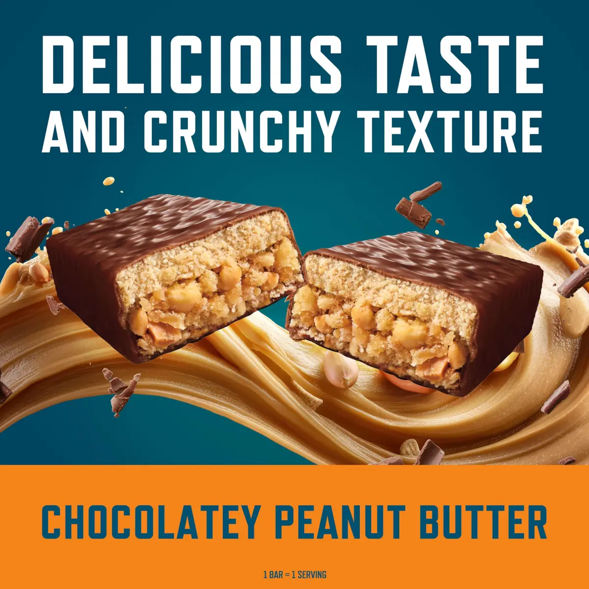 CLIF BUILDERS Protein Bars Chocolatey Peanut Butter 12 ct (28.8 oz / 816 g) | High Protein Post-Workout Fuel - view 5