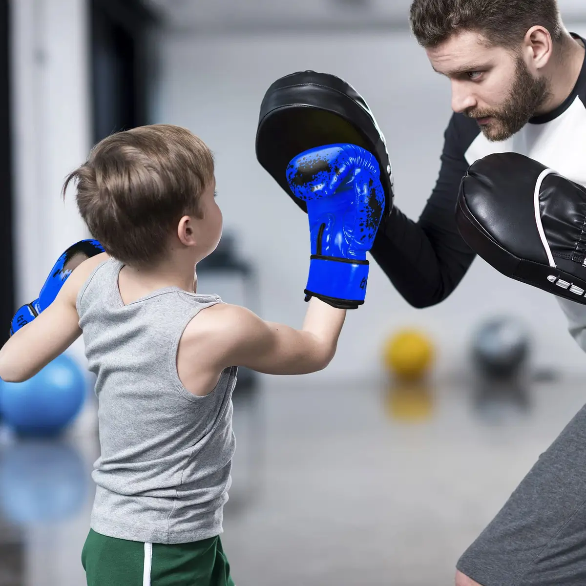 Grosee Kids Boxing Glove 8 oz | Durable PU Leather & Cotton, Youth Sparring Gloves for Punching Bag & Kickboxing - view 6