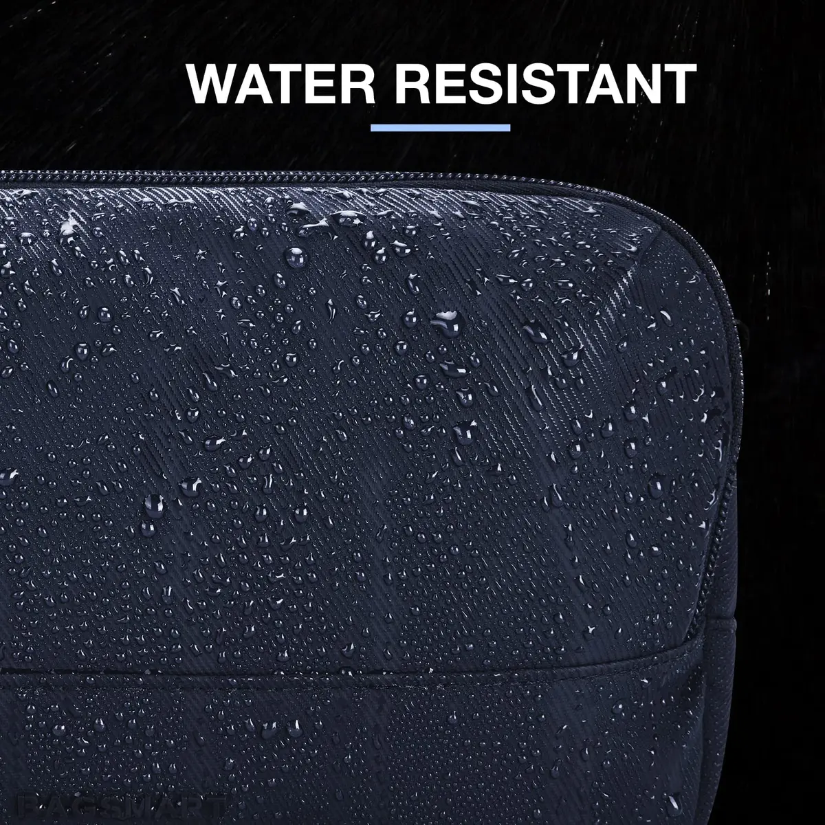 BAGSMART Travel Toiletry Bag for Men, Dopp Kit Water Resistant Navy-Medium | Spacious & Water-Resistant - view 3
