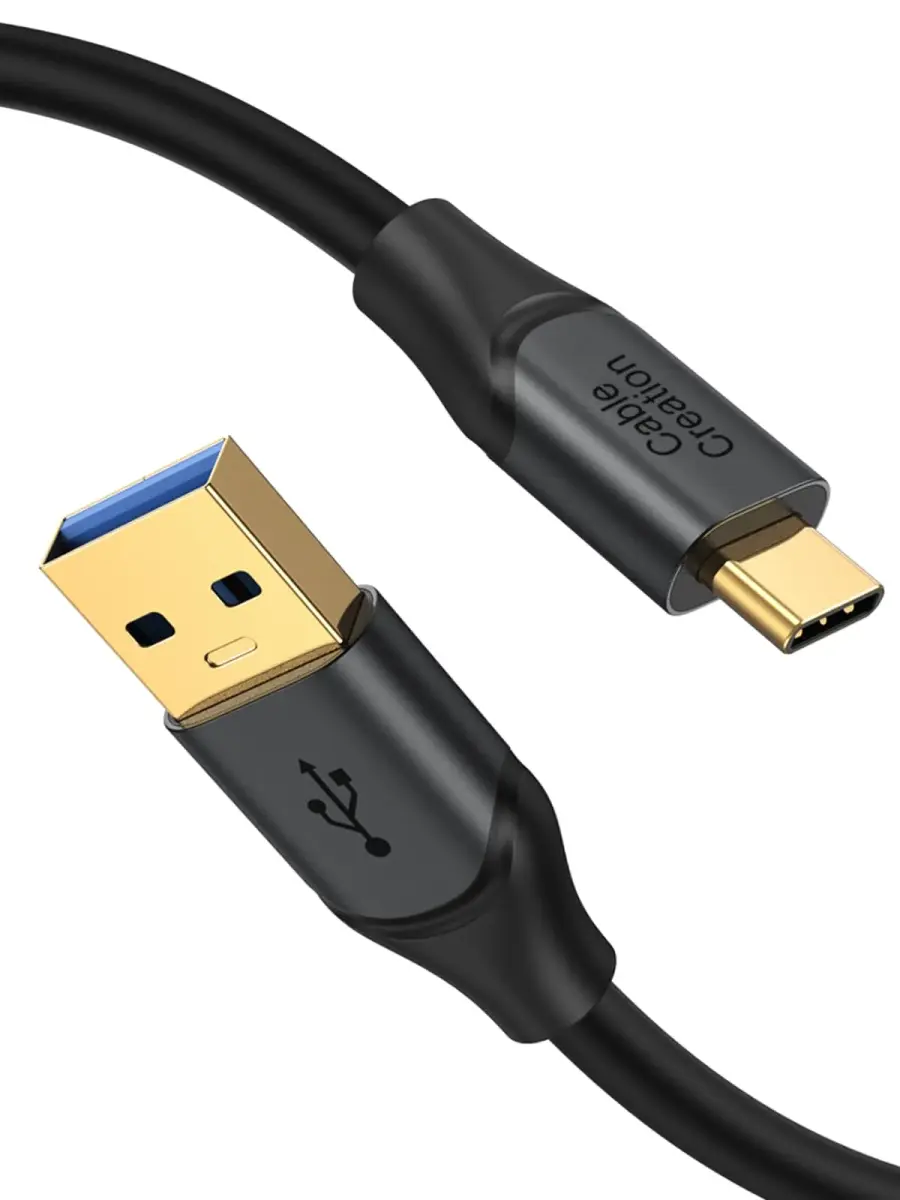 CableCreation USB-A 3.2 Gen 2 to USB-C Cable 0.5m (1.6FT) | 10Gbps Data Transfer & 3A Fast Charging - main product image