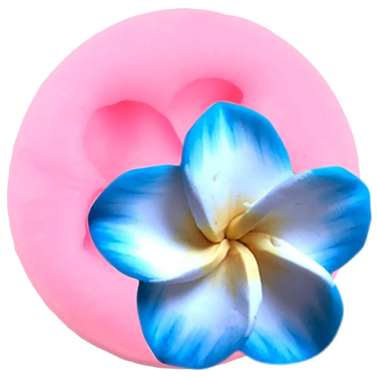 ZiXiang Flower Silicone Molds Set of 4 | Food Grade Plumeria Orchid Fondant Molds for Cake Decorating - view 8