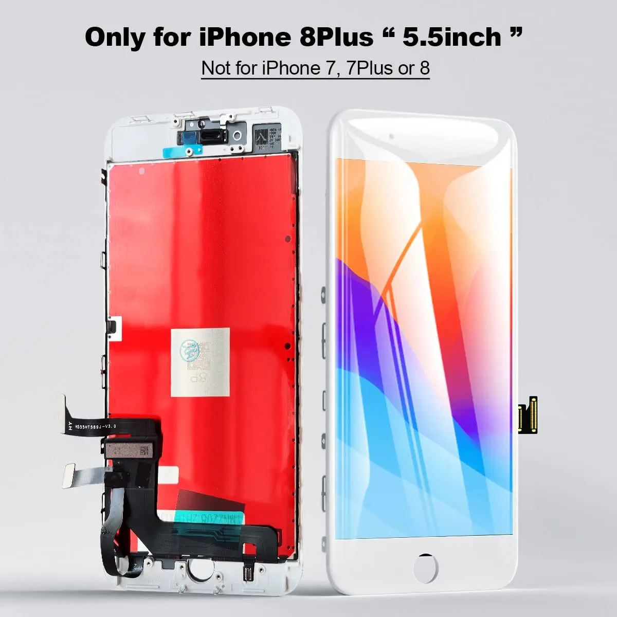 EFAITHFIX White iPhone 8 Plus Screen Replacement 13.97 cm (5.5 Inch) | High Resolution Display - view 3