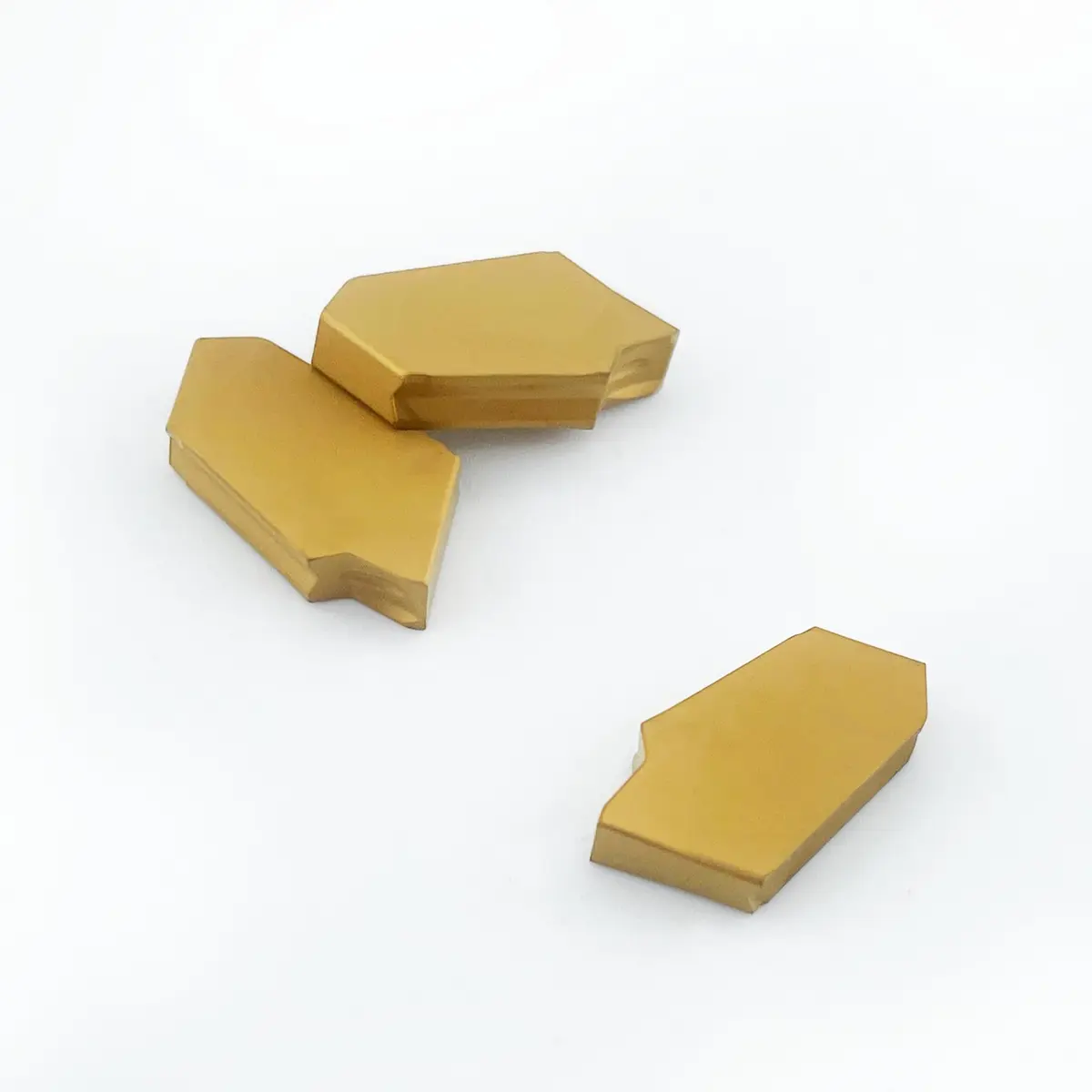 CDBP GTN-3 (SP300) Carbide Inserts 3.0mm | CNC Steel Grooving Parting Tool Yellow Coating - view 2