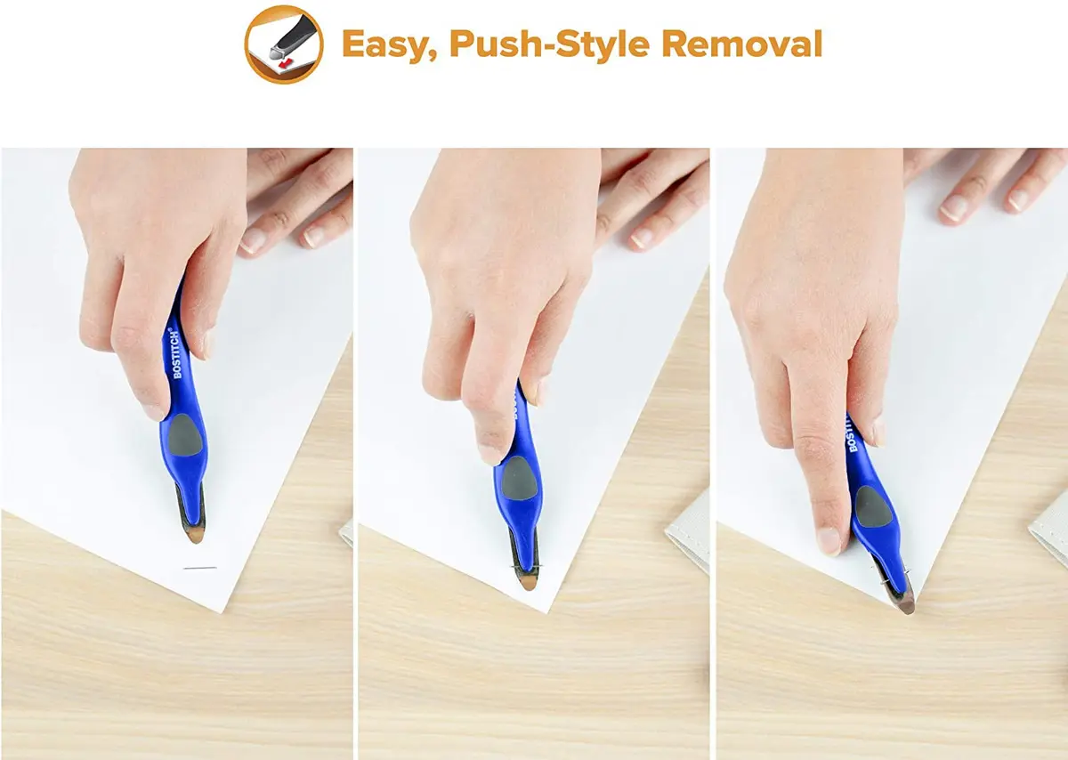 Bostitch Office Professional Easy Staple Remover 3-Pack | Magnetic Tip, Push-Style Mechanism - view 2