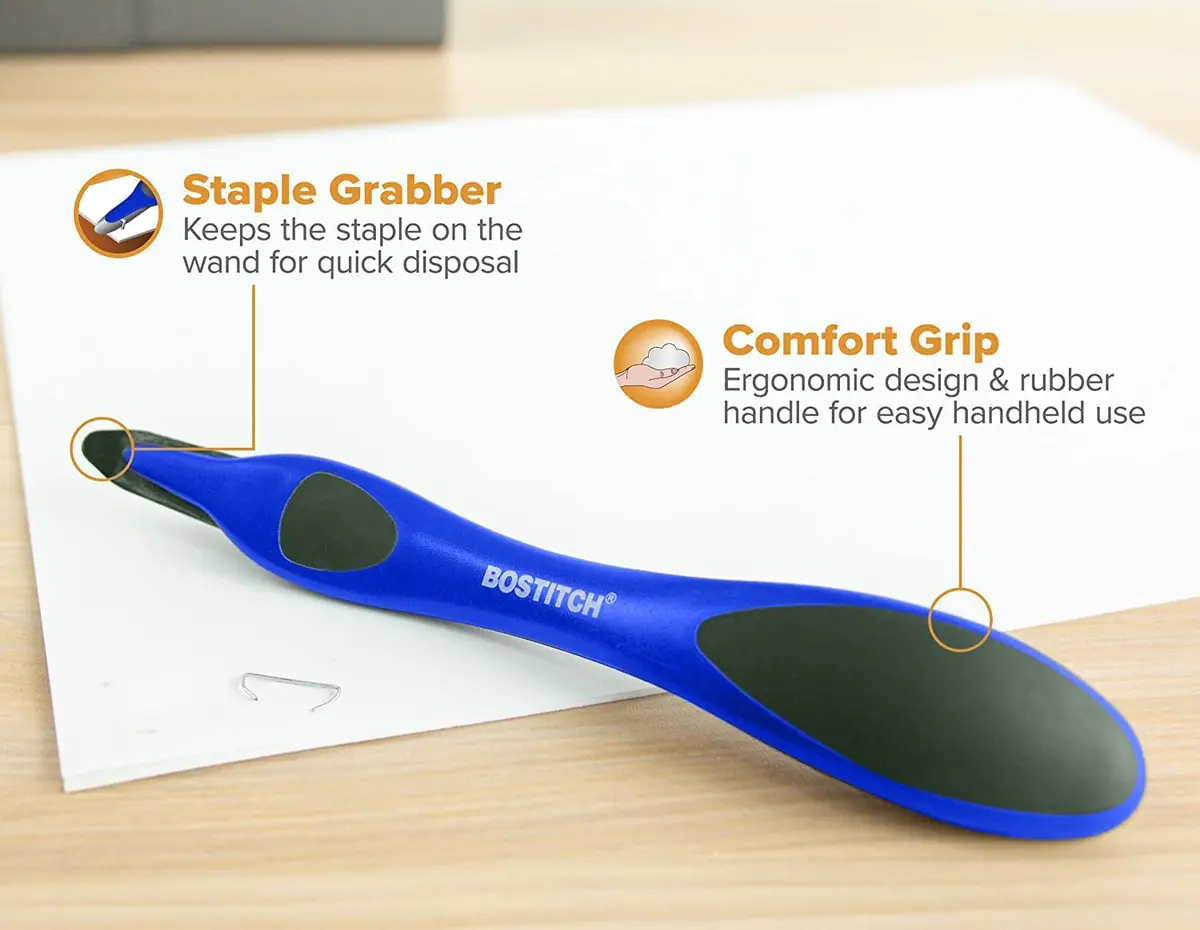 Bostitch Office Professional Easy Staple Remover 3-Pack | Magnetic Tip, Push-Style Mechanism - view 3