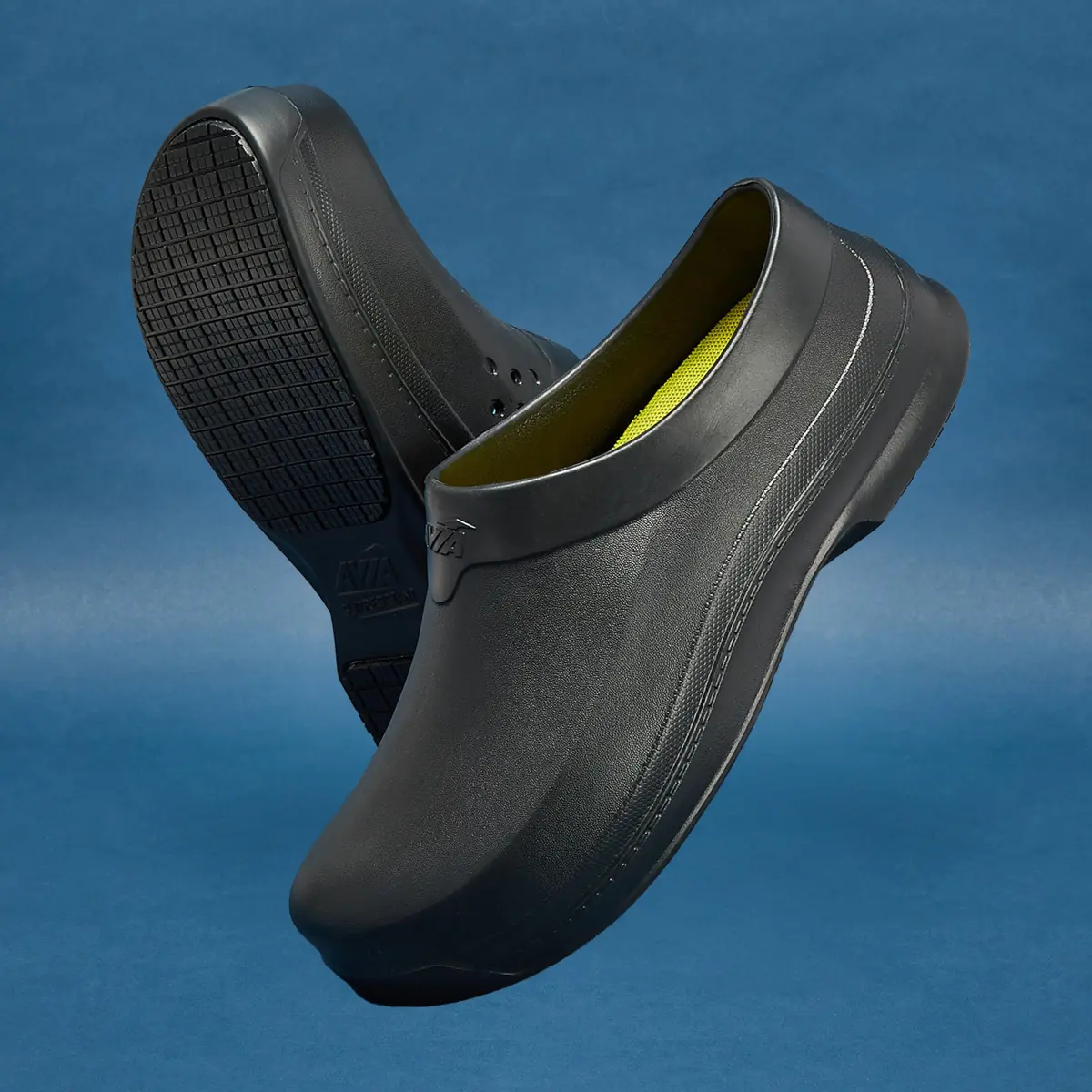Avia Flame Men's Clogs Slip Resistant Shoes for Men Food Service Kitchen Work 7 Medium - view 6
