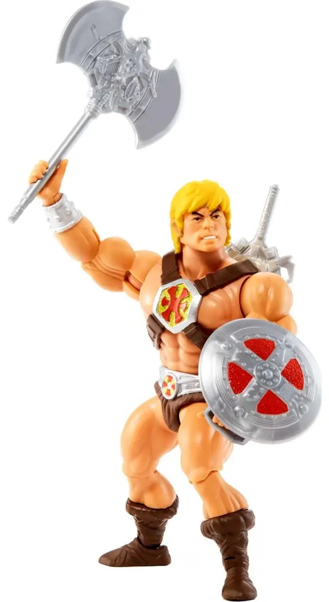 Masters of the Universe Origins He-Man Action Figure 14cm (5.5 Inch) | 16 Moveable Joints for Dynamic Posing - view 4