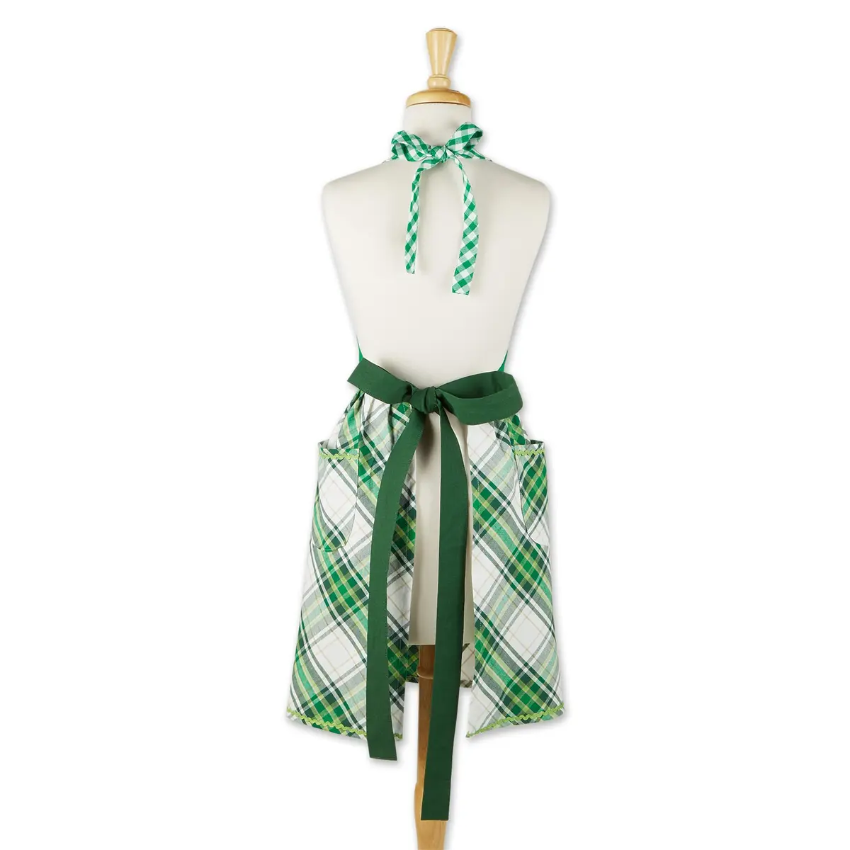 DII Celebrate St. Patrick's Day Kitchen Collection Apron Lucky Clover | Adjustable Cotton Apron for Irish Festivities - view 2