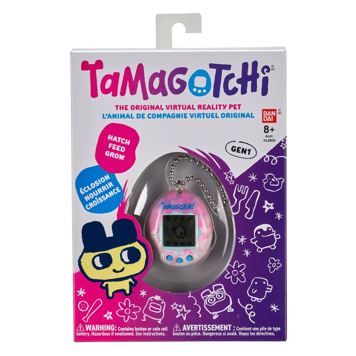 Tamagotchi Original Sakura Electronic Pet | Retro Flower Shell, Gen 2 Programming, Ages 8+ - view 6