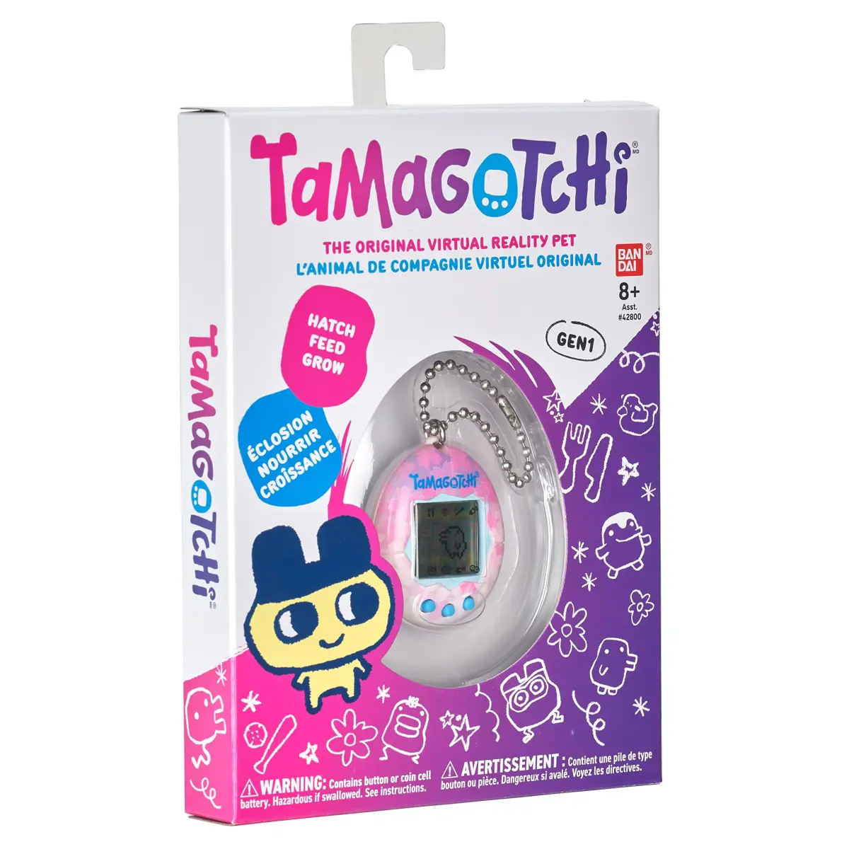 Tamagotchi Original Sakura Electronic Pet | Retro Flower Shell, Gen 2 Programming, Ages 8+ - view 7
