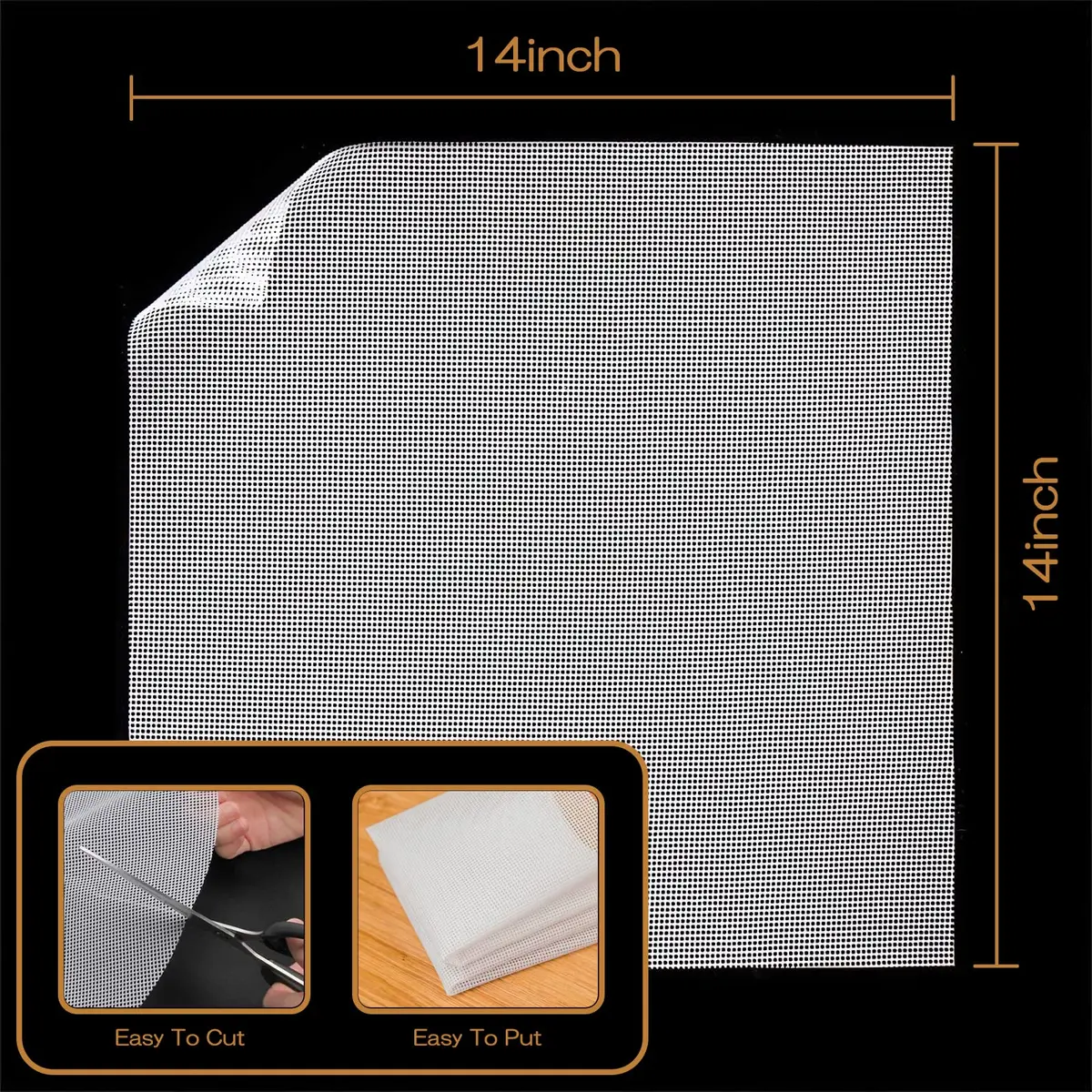 DOSTK Silicone Dehydrator Sheets 12 PCS 35.6cm x 35.6cm (14" x 14") | Premium Non-Stick Reusable Tray Liners - view 6