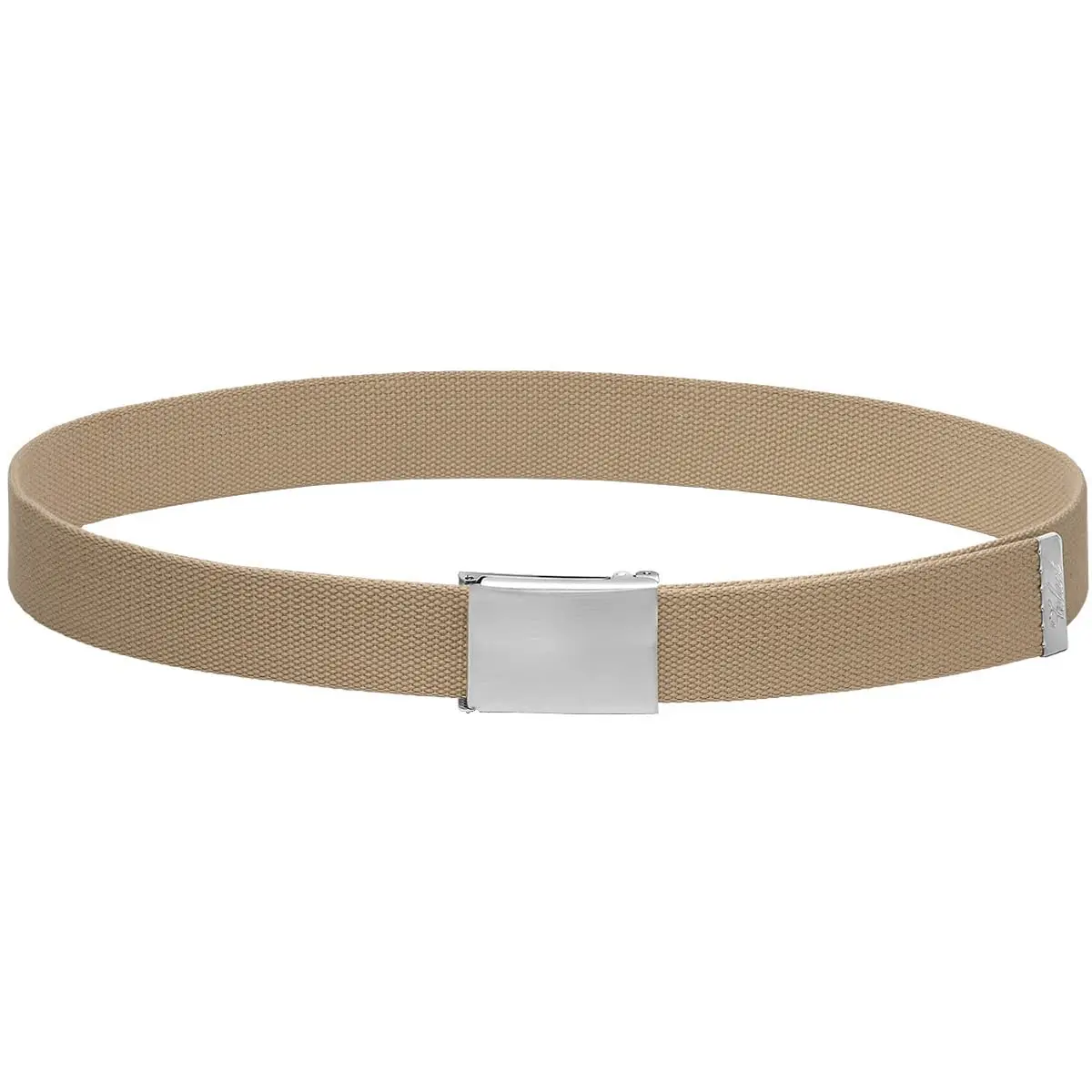 Falari Canvas Web Belt Fully Adjustable 135cm | Stylish Casual Belt with Silver Buckle - view 4