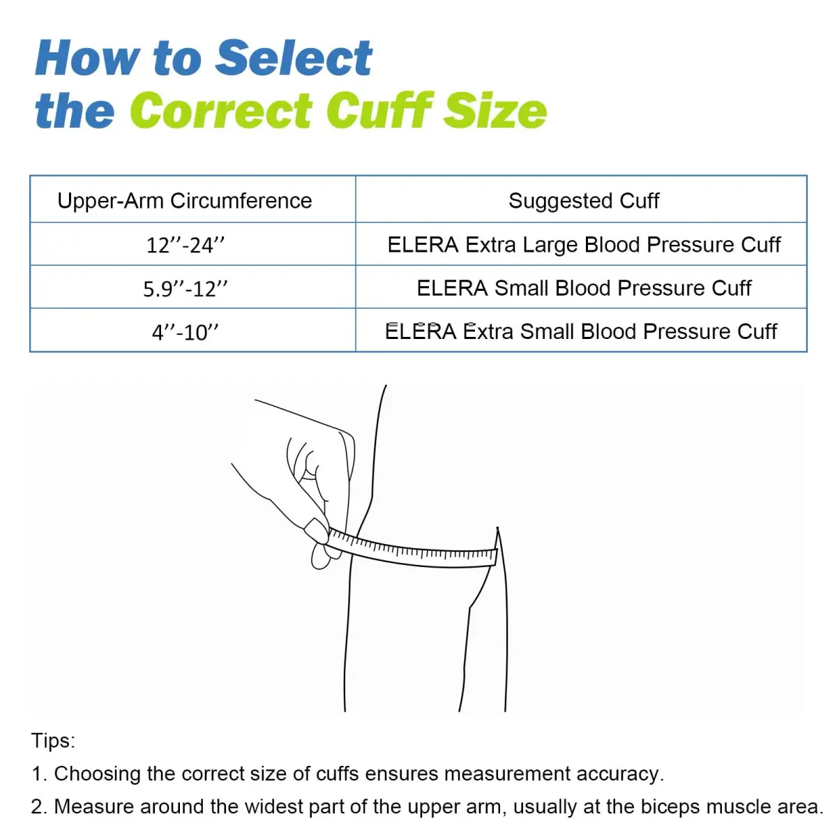 ELERA Pediatric Blood Pressure Cuff for Kids & Women - Small Child Replacement BP Cuff 15cm (5.9") | Compatible with Most Automatic Monitors - view 4