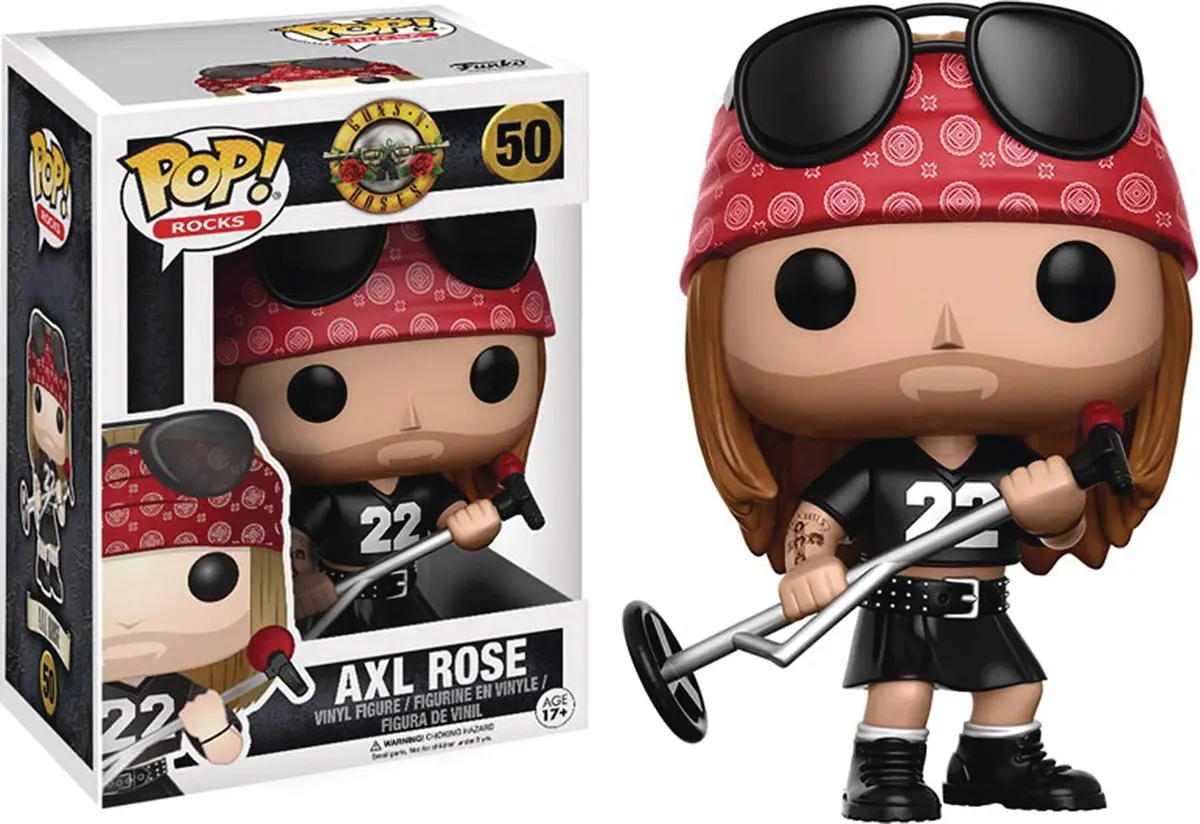 Funko Guns N' Roses - Axl Rose Vinyl Figure 3.75 inches | Collectible Pop! Toy with Protector - view 2