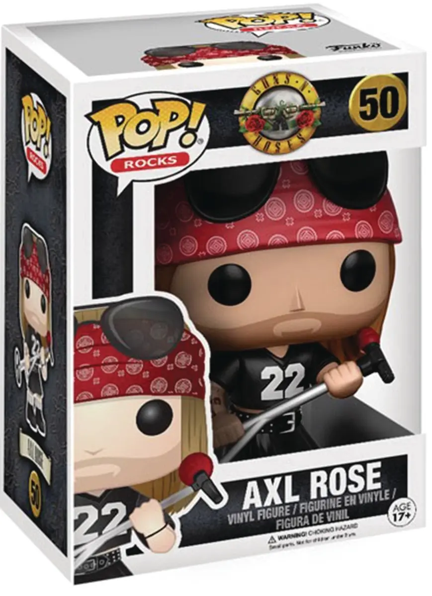 Funko Guns N' Roses - Axl Rose Vinyl Figure 3.75 inches | Collectible Pop! Toy with Protector - view 3