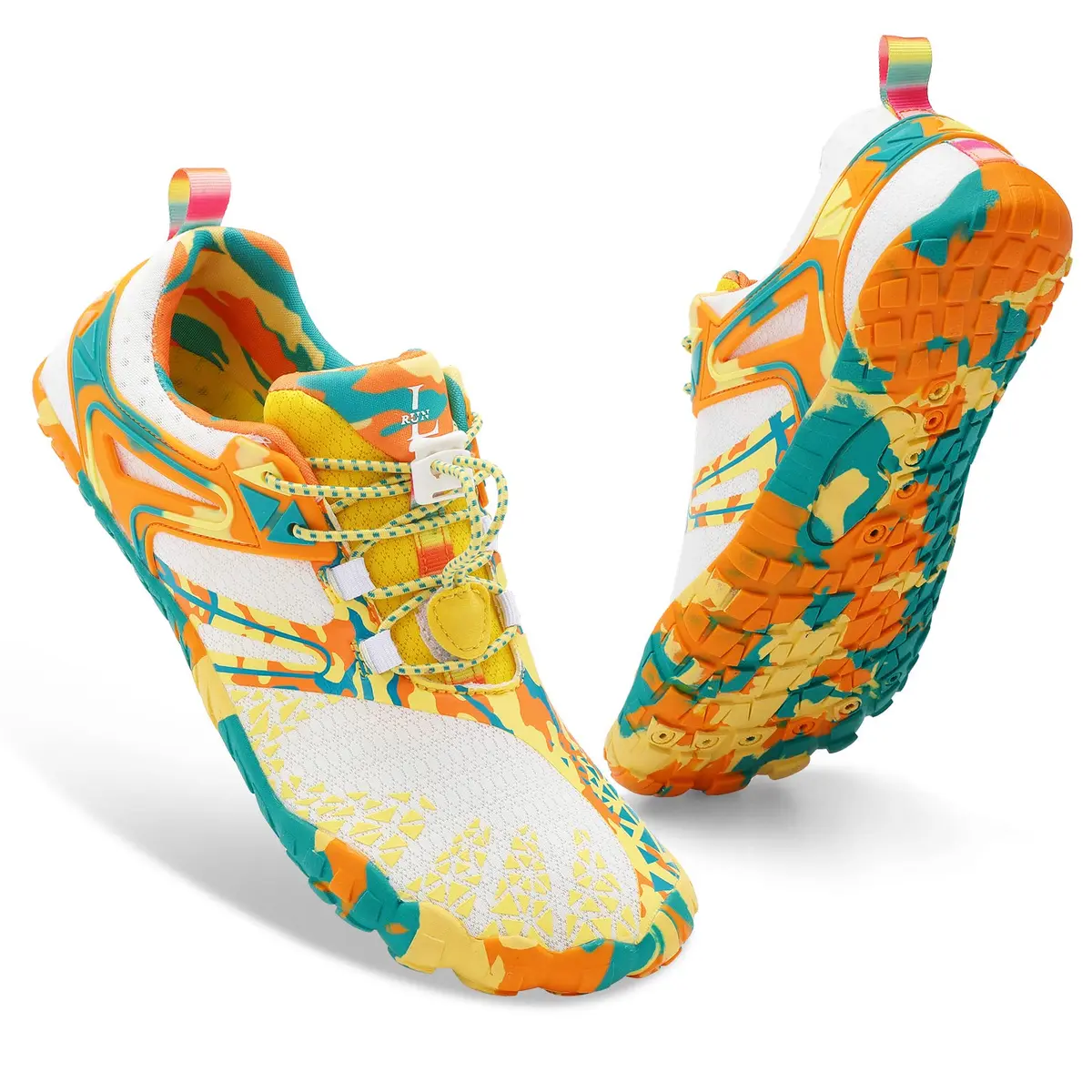XIHALOOK Wide Toe Water Shoes for Women & Men | Beige Yellow, US Women's 7.5/Men's 6 - main product image