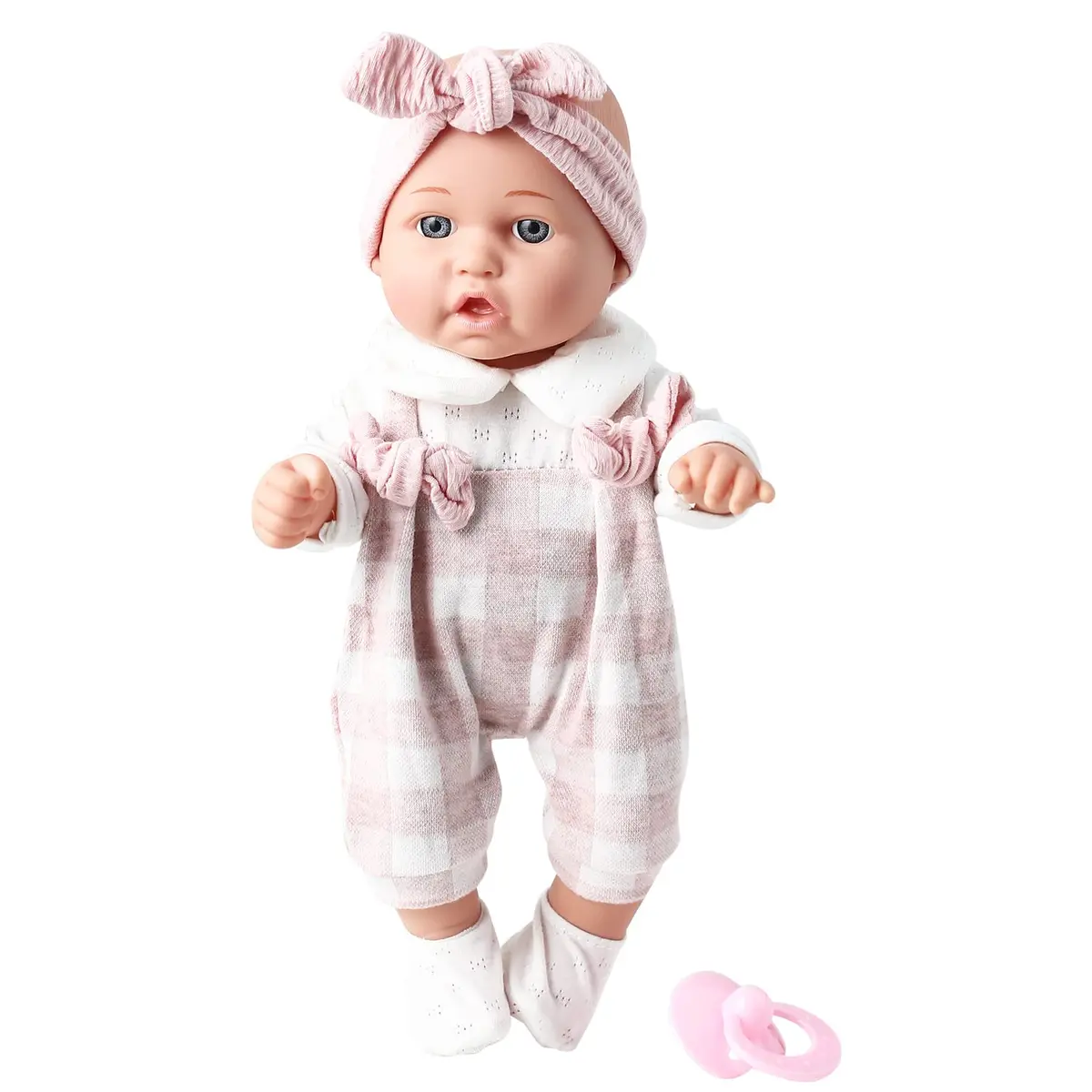 Enjoyin 12'' Baby Doll in Gift Box with Pink Cloths, Pacifier, Blanket & Bottle | Kid-Friendly Gift Set - view 8