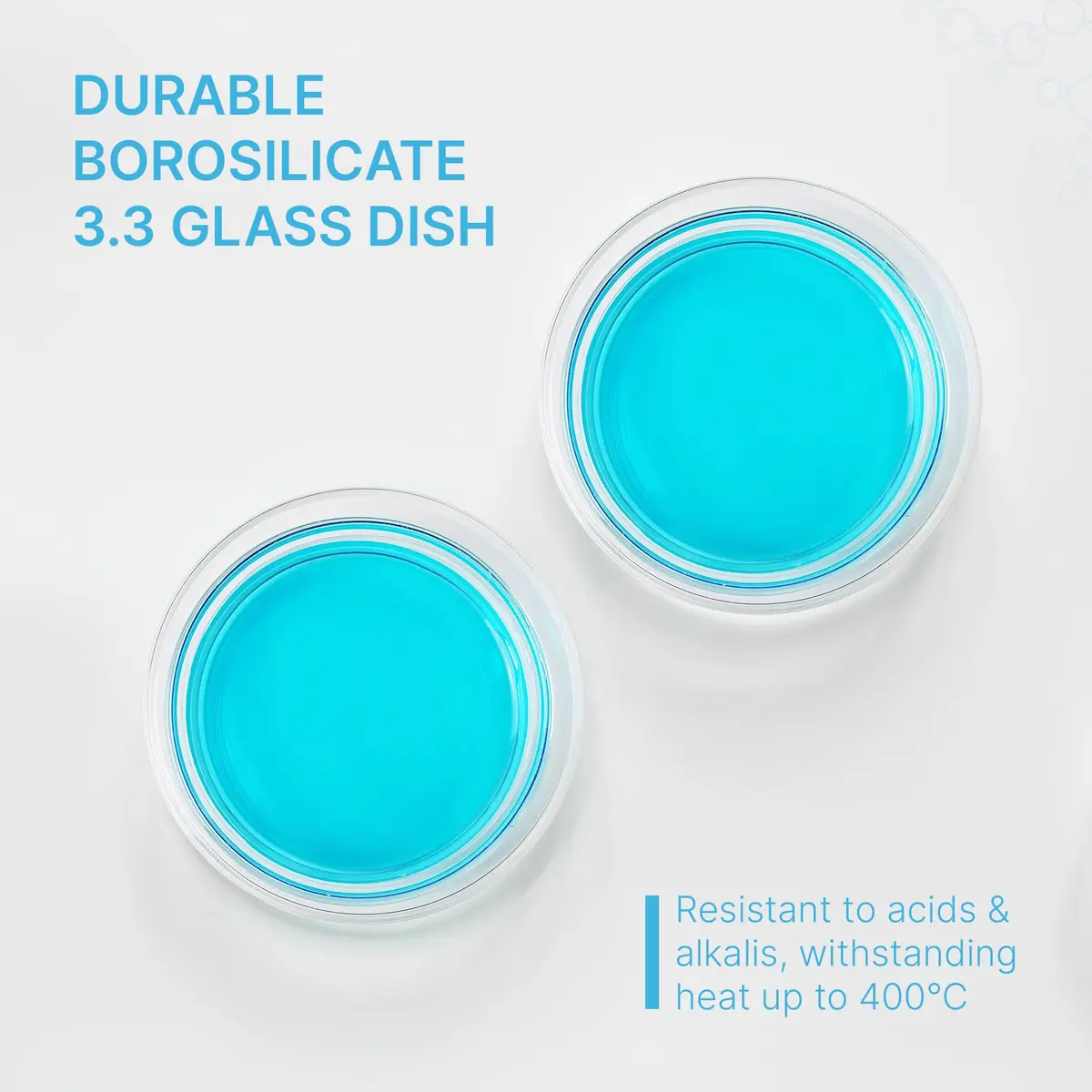 Microyn Borosilicate Glass Petri Dish with Lid, 120 mm | Reusable, Autoclavable Labware for Research & Education - view 3