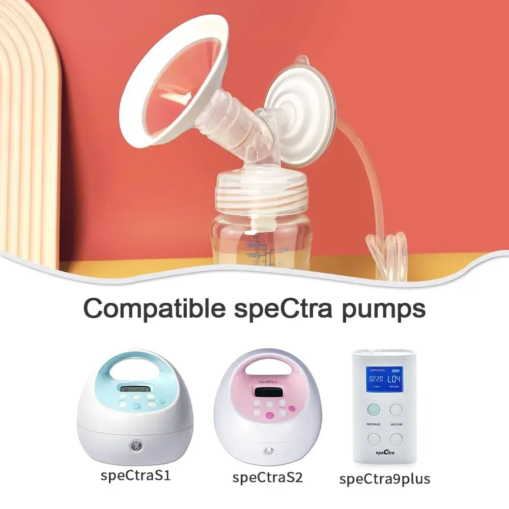 PUMPMOM-US 24mm Flanges Compatible with Spectra S2 S1 Breastpump Parts | BPA-Free Breast Pump Accessories - view 2