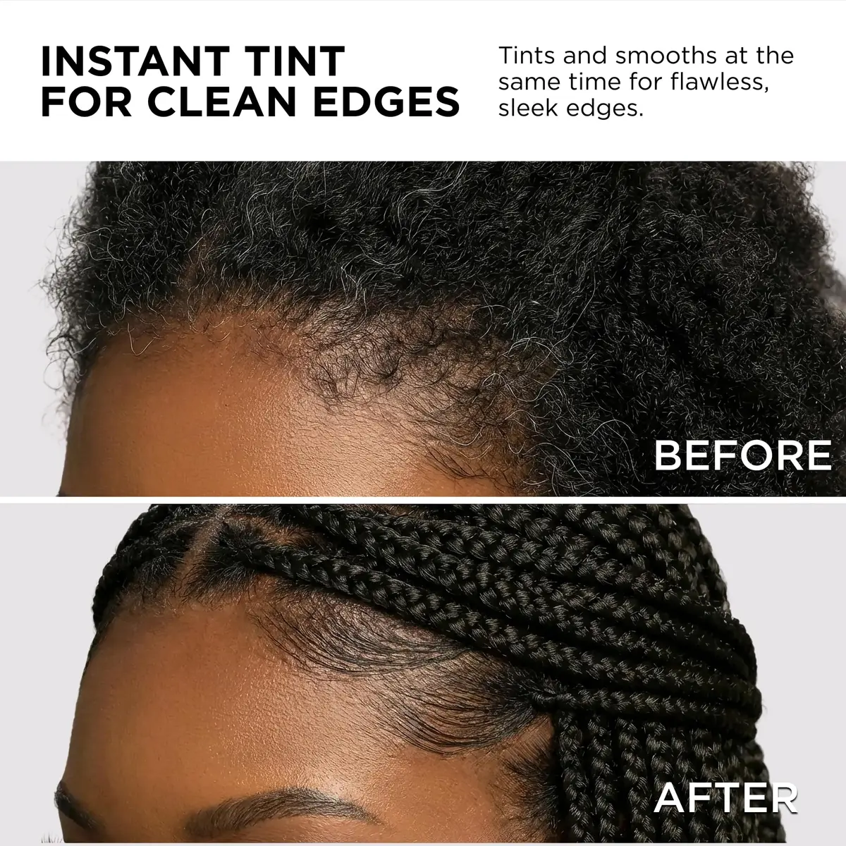 Style Factor EDGE BOOSTER HIDEOUT Water-Based Pomade | Strong Hold & Gray Coverage | Slick Styling for Flyaways & Roots | High Shine Finish | Natural Black | 3.38 oz - view 2