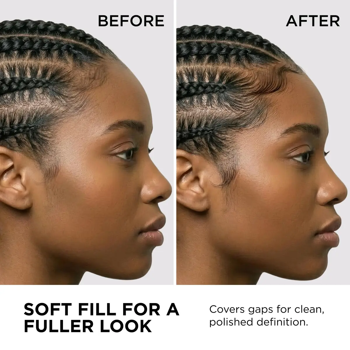 Style Factor EDGE BOOSTER HIDEOUT Water-Based Pomade | Strong Hold & Gray Coverage | Slick Styling for Flyaways & Roots | High Shine Finish | Natural Black | 3.38 oz - view 3