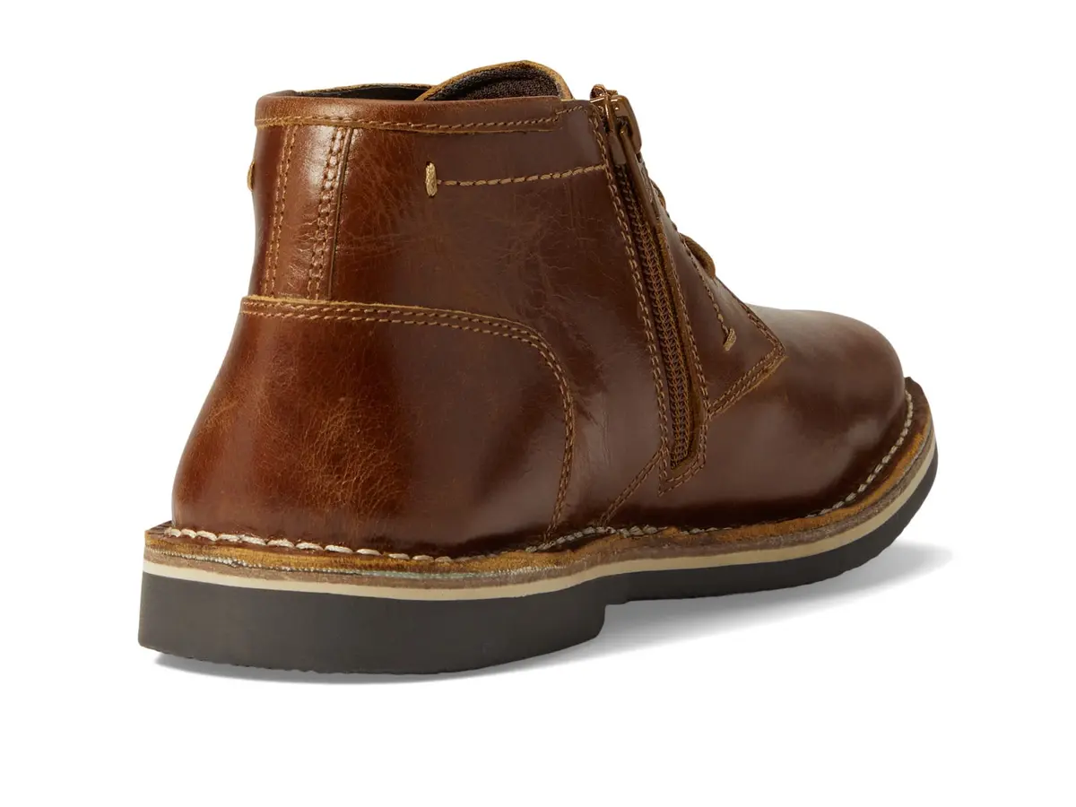 Steve Madden Boys Harkeen Chukka Boot, Cognac Leather, 11 | Classic Leather Design with Comfort - view 5