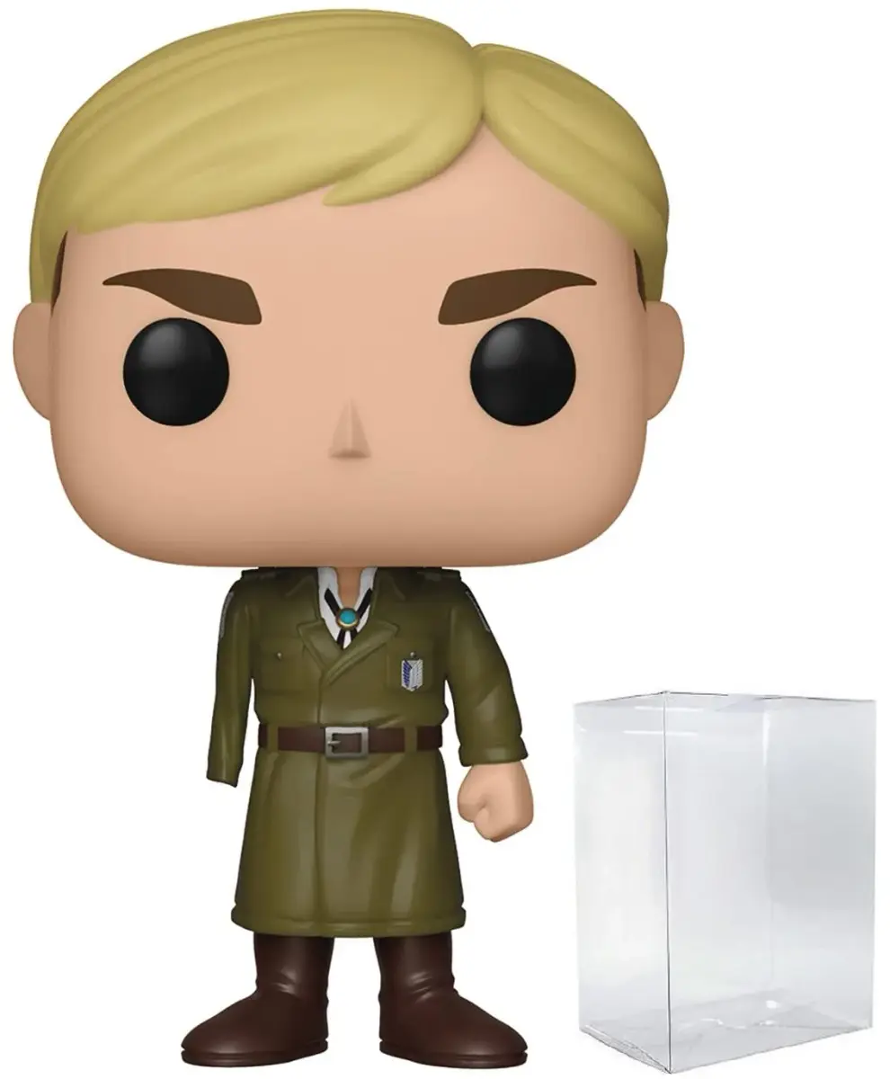 POP Attack on Titan Erwin Smith (One-Armed) Funko Pop! Vinyl Figure 9.5cm (3.75 inches) | Collectible Anime Figure - main product image