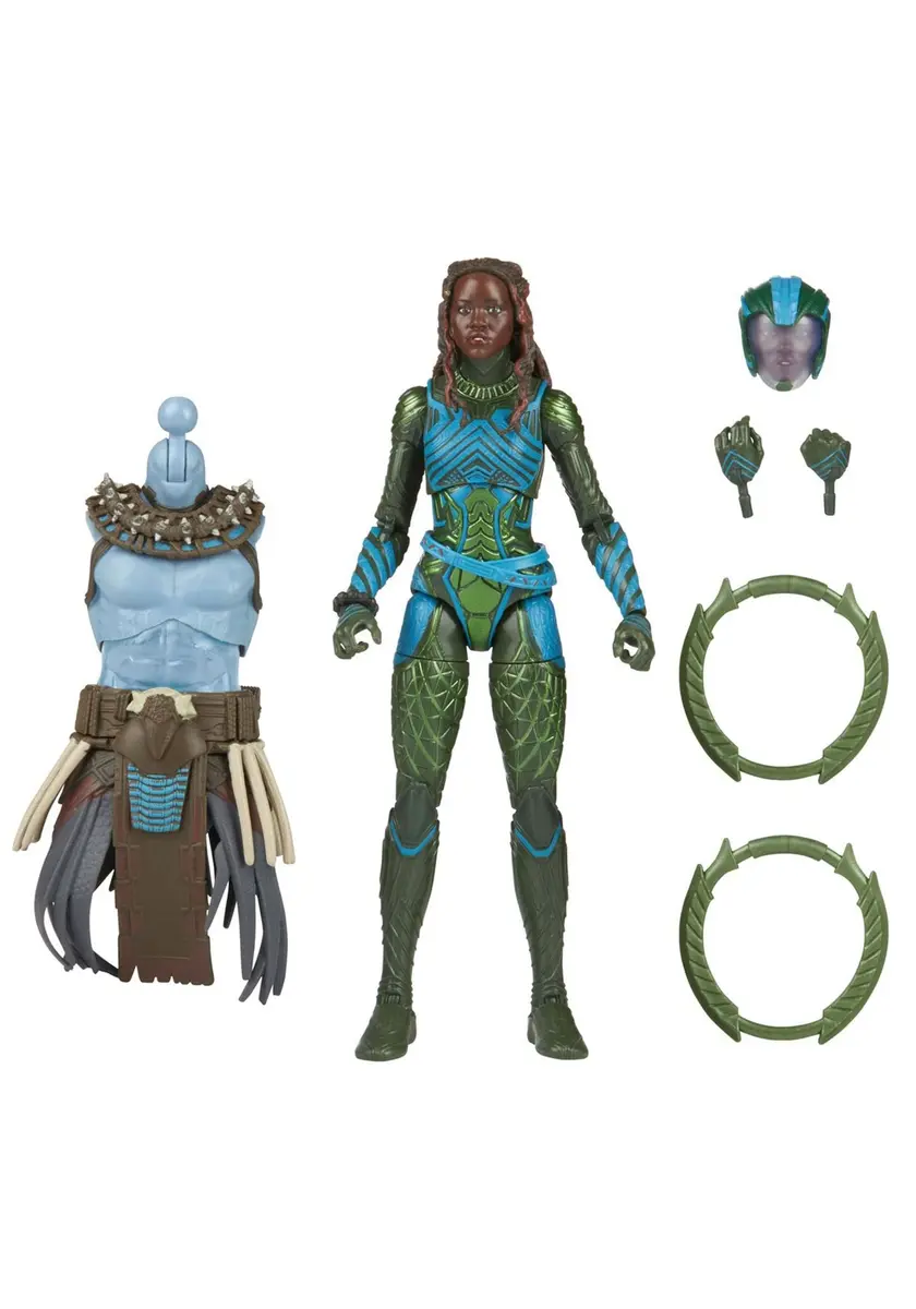 Marvel Legends Series Black Panther Wakanda Forever Nakia 6-Inch MCU Action Figure Toy, 5 Accessories, 1 Build-A-Figure Part - view 2