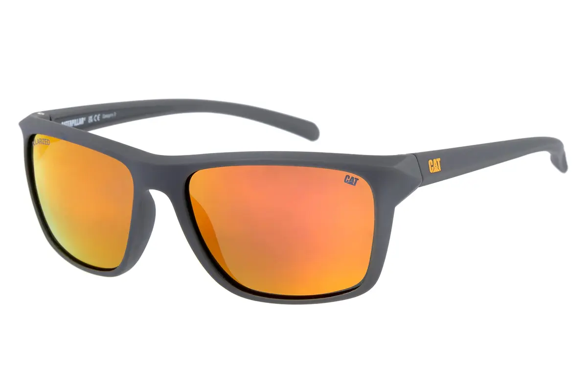 CAT 8012 Men's Square Polarized Sunglasses, 58mm | Durable, Lightweight Polycarbonate Frame - main product image