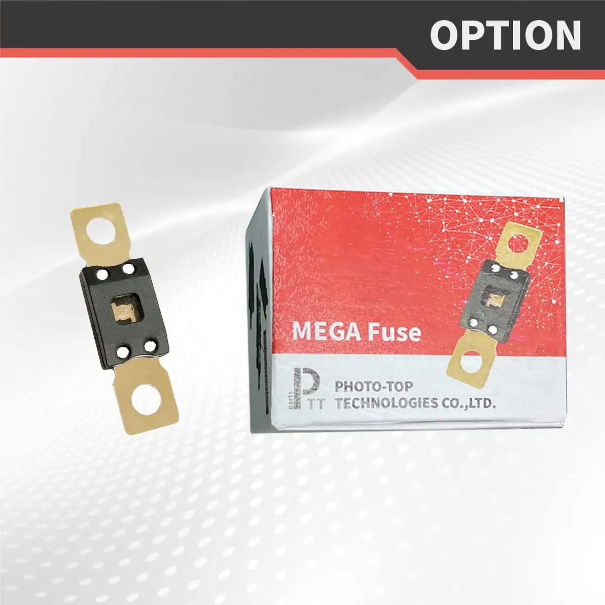 Parts PTT MEGA/AMG Bolt Fuse 40 Amp, 32V, 2000A @ 32VDC Interrupting Rating, Bolt Down, Automotive/Marine (2-Pack) - view 7