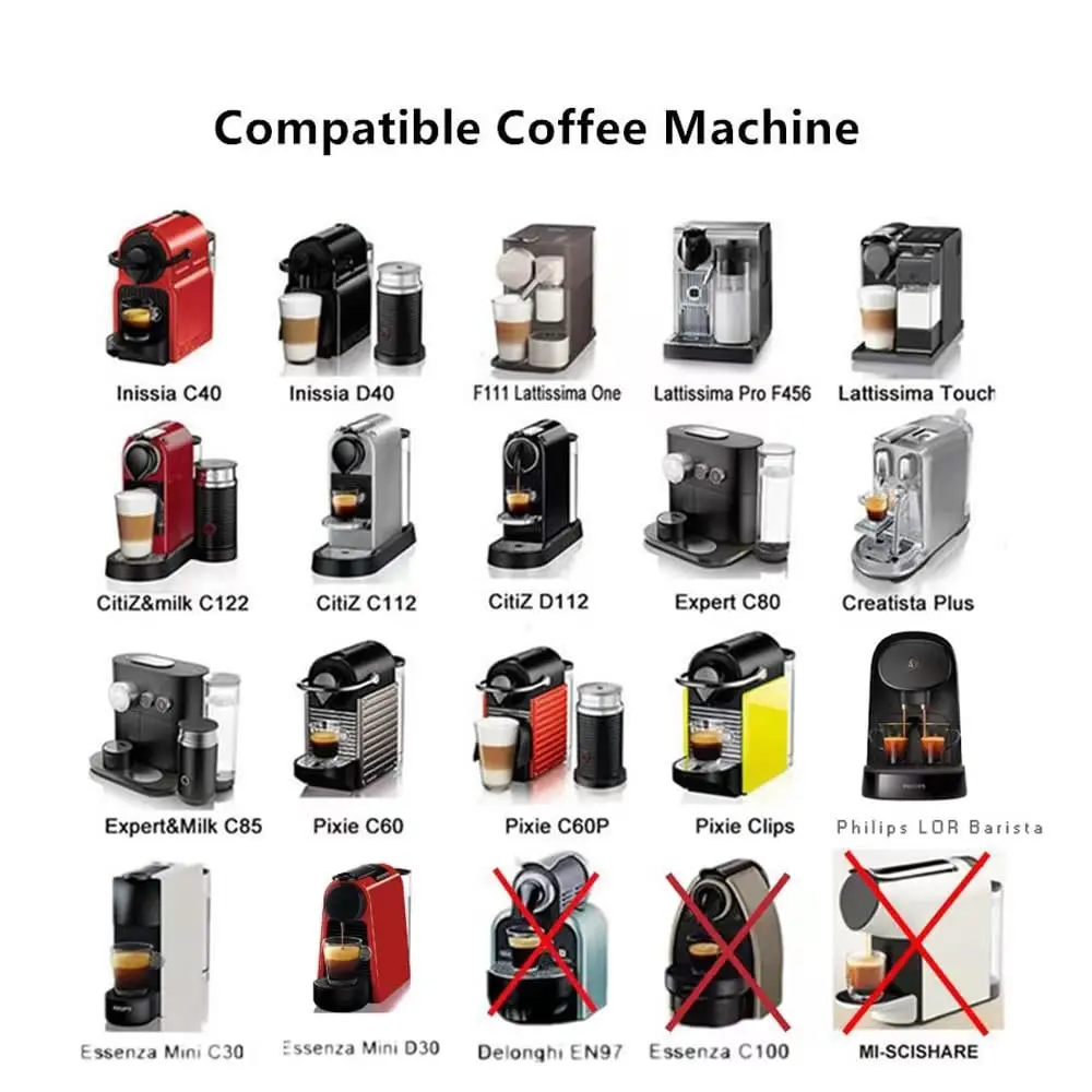 Triplot Refillable Coffee Pods for Nespresso OriginalLine - 6pcs Stainless Steel Capsules | Compatible with Most Nespresso OriginalLine Machines - view 7