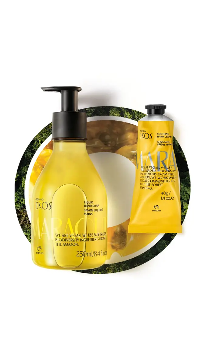 natura Ekos Maracujá Soothing Hand Wash Set | Natural Amazon Bioactives, Moisturizes & Cleanses Hands, 8.4 Fl Oz - main product image