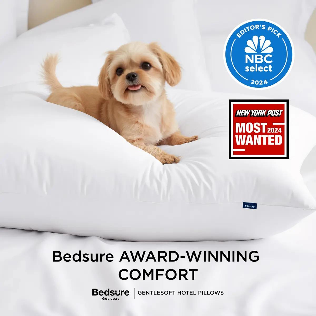 Bedsure King Size Pillow Set of 2 | Cloud-Like Comfort & OEKO-TEX Certified - view 5