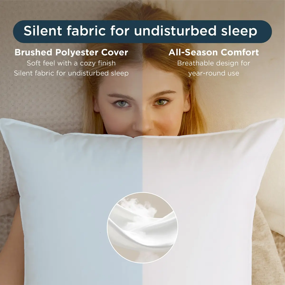 Bedsure King Size Pillow Set of 2 | Cloud-Like Comfort & OEKO-TEX Certified - view 2