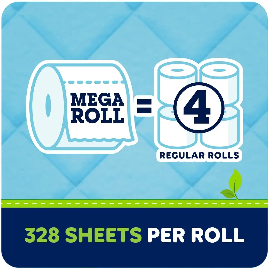 Quilted Northern Ultra Soft & Strong Toilet Paper, 32 Mega Rolls (10496 Sheets Total) | 2-Ply Bath Tissue - view 2