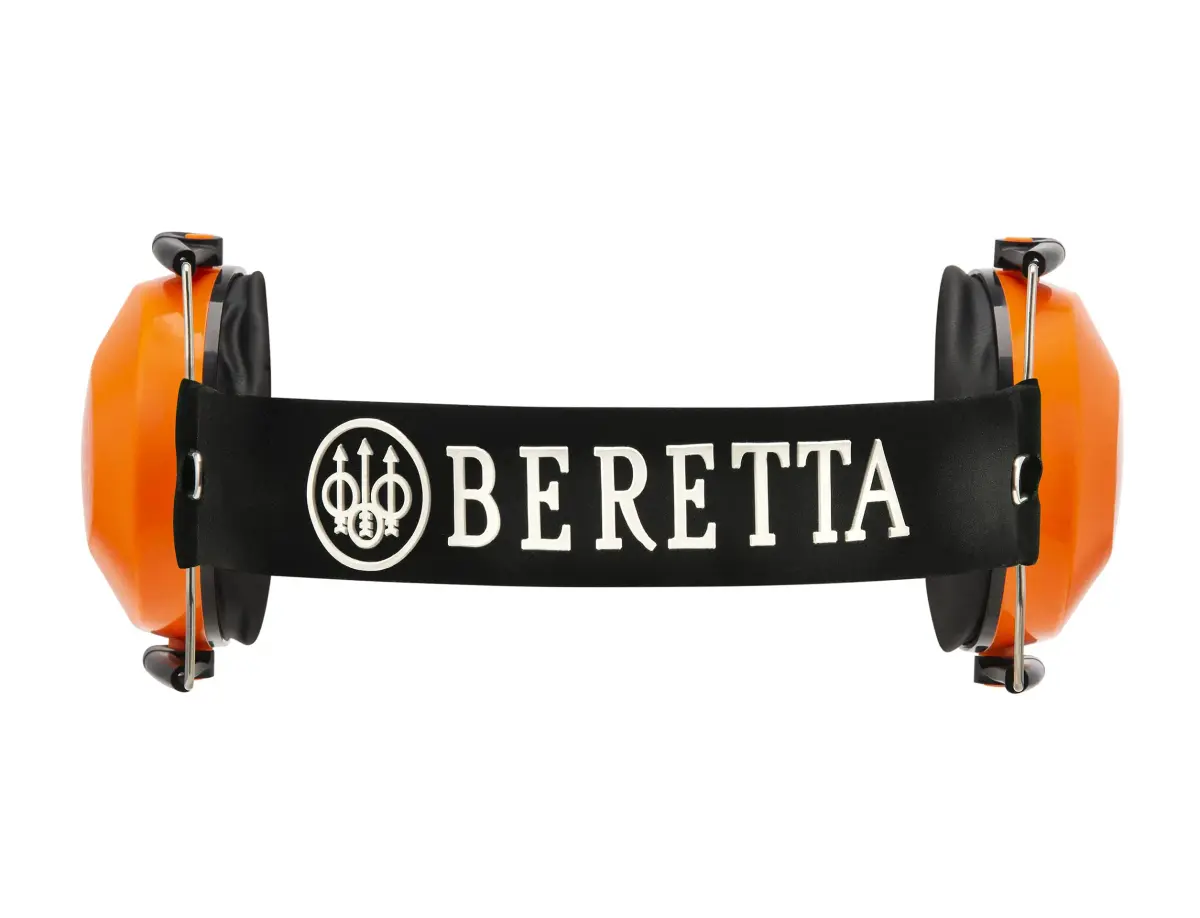 Beretta Safety Pro Earmuff Orange Fluorescent | 25dB NRR Hearing Protection for Shooters - view 3