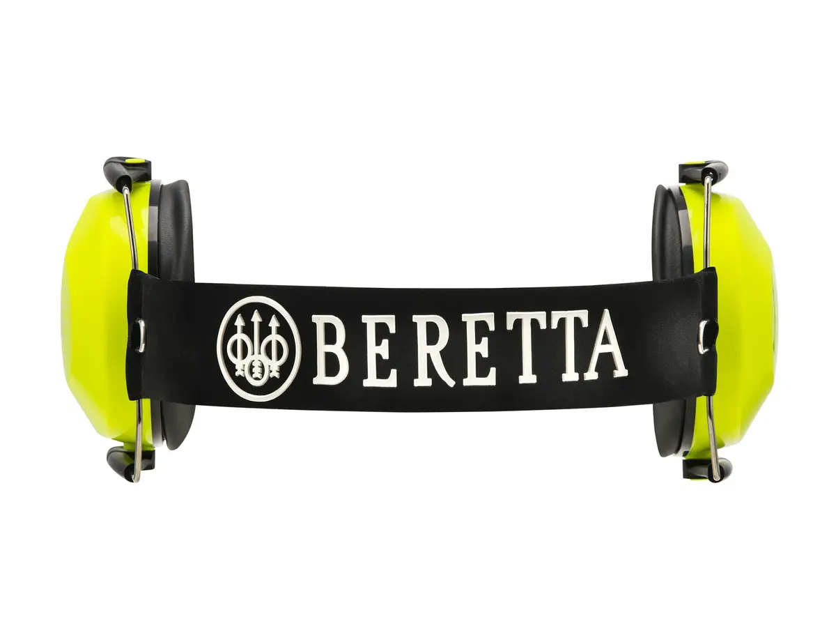 Beretta Safety Pro Earmuff Yellow Fluorescent | 25dB Noise Reduction Rating for Shooting Range - view 3