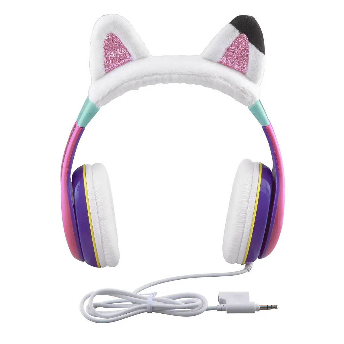 eKids Gabby's Dollhouse Wired Headphones with 3.5mm Jack | Kid-Friendly Stereo Sound - view 6