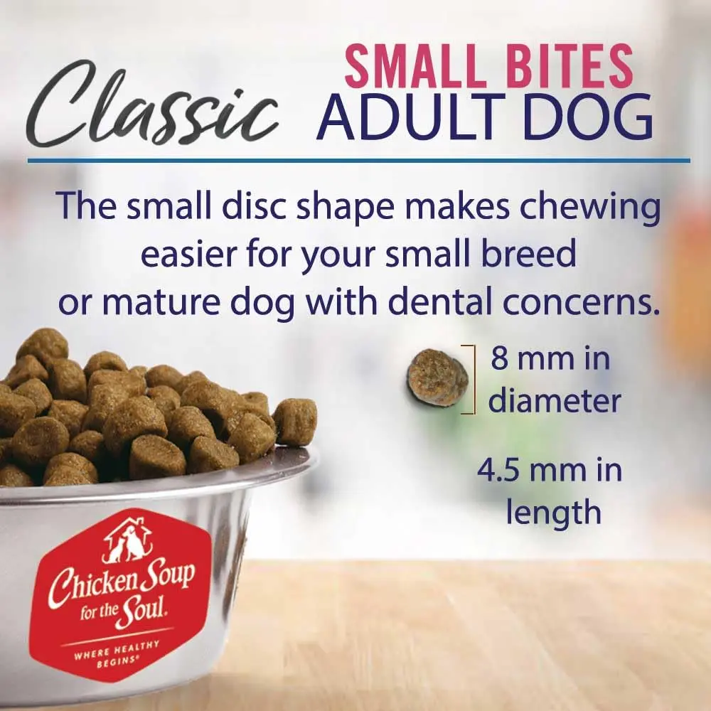 Chicken Soup for the Soul Small Bites Adult Dog Food 13.5lb | Real Meat First Ingredient, Supports Gut & Immune Health - view 7