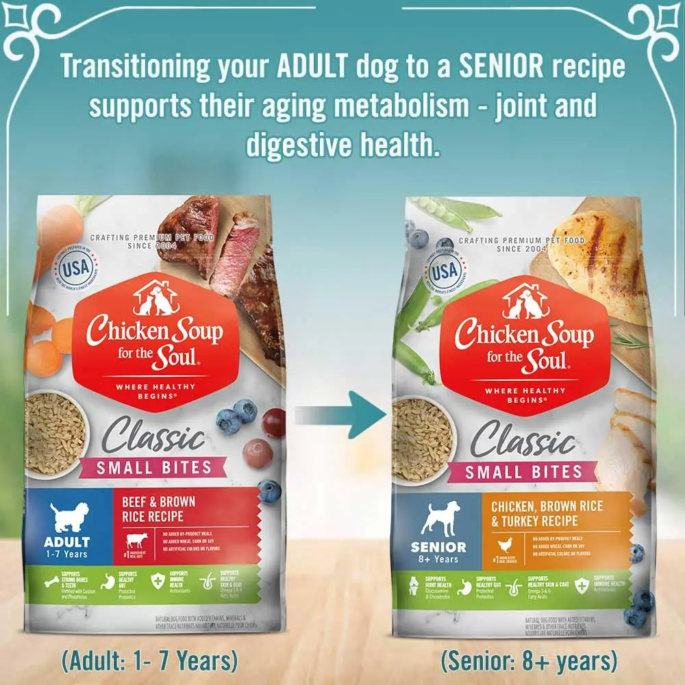 Chicken Soup for the Soul Small Bites Adult Dog Food 13.5lb | Real Meat First Ingredient, Supports Gut & Immune Health - view 9