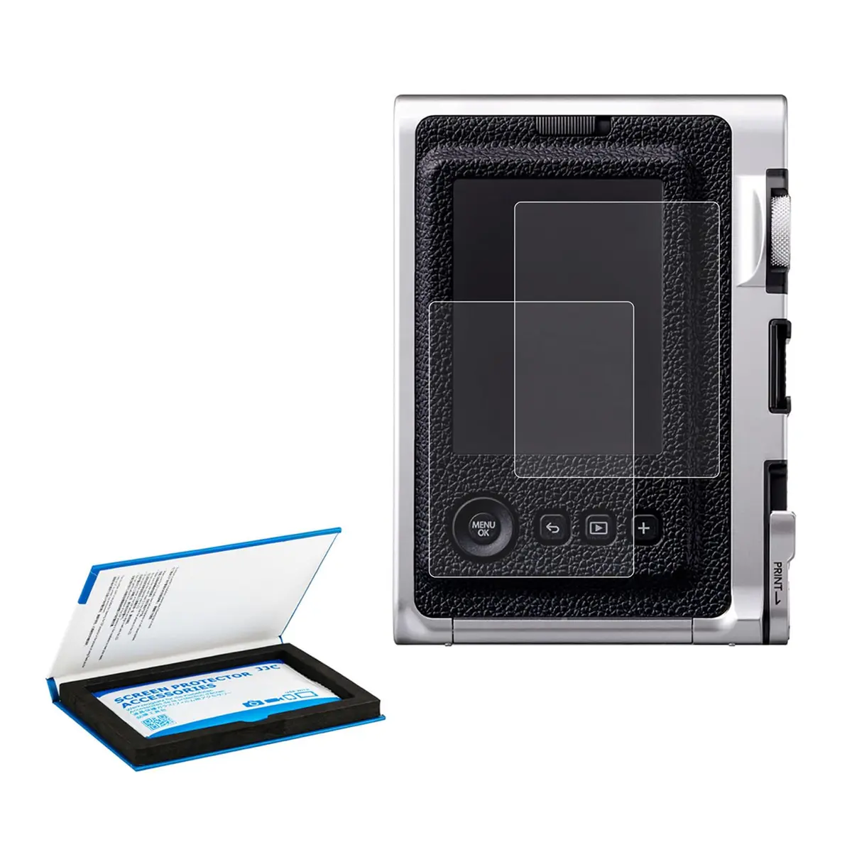 JJC Camera Screen Protector for Fuji Instax Mini Evo & X-PRO1 | Ultra-Thin 9H Hardness, Anti-Fingerprint, Rounded Edges - main product image