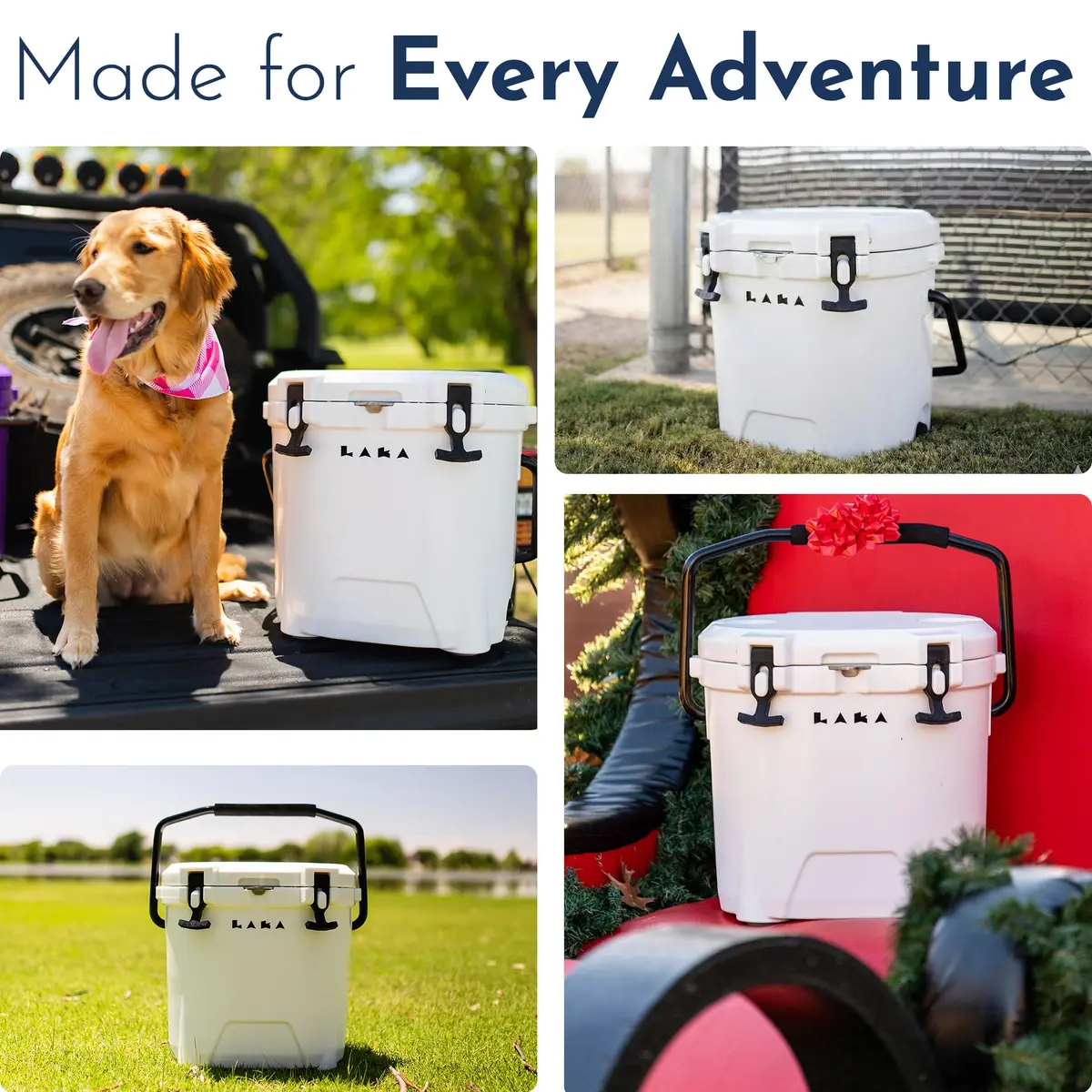 LAKA 20 Qt Cooler White | Compact Ice Chest with 3-Day Cold Retention - view 8