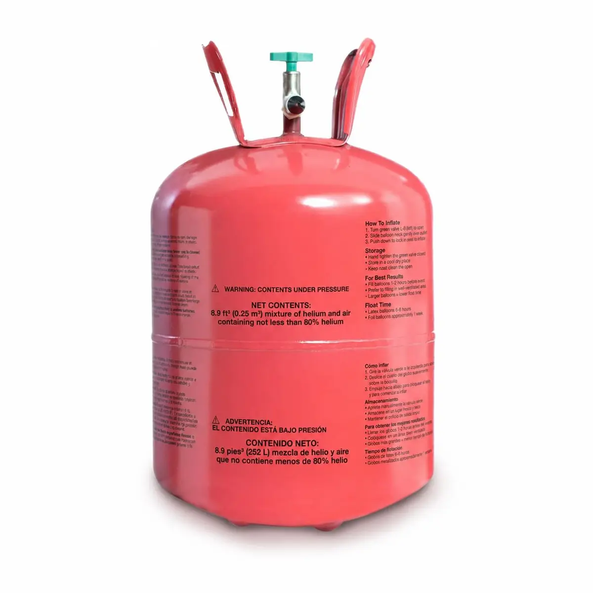 Wholesalehome Helium Tank for Balloons 14.9 Cu Ft | DIY Party Decoration Kit with 50 Latex Balloons - view 8