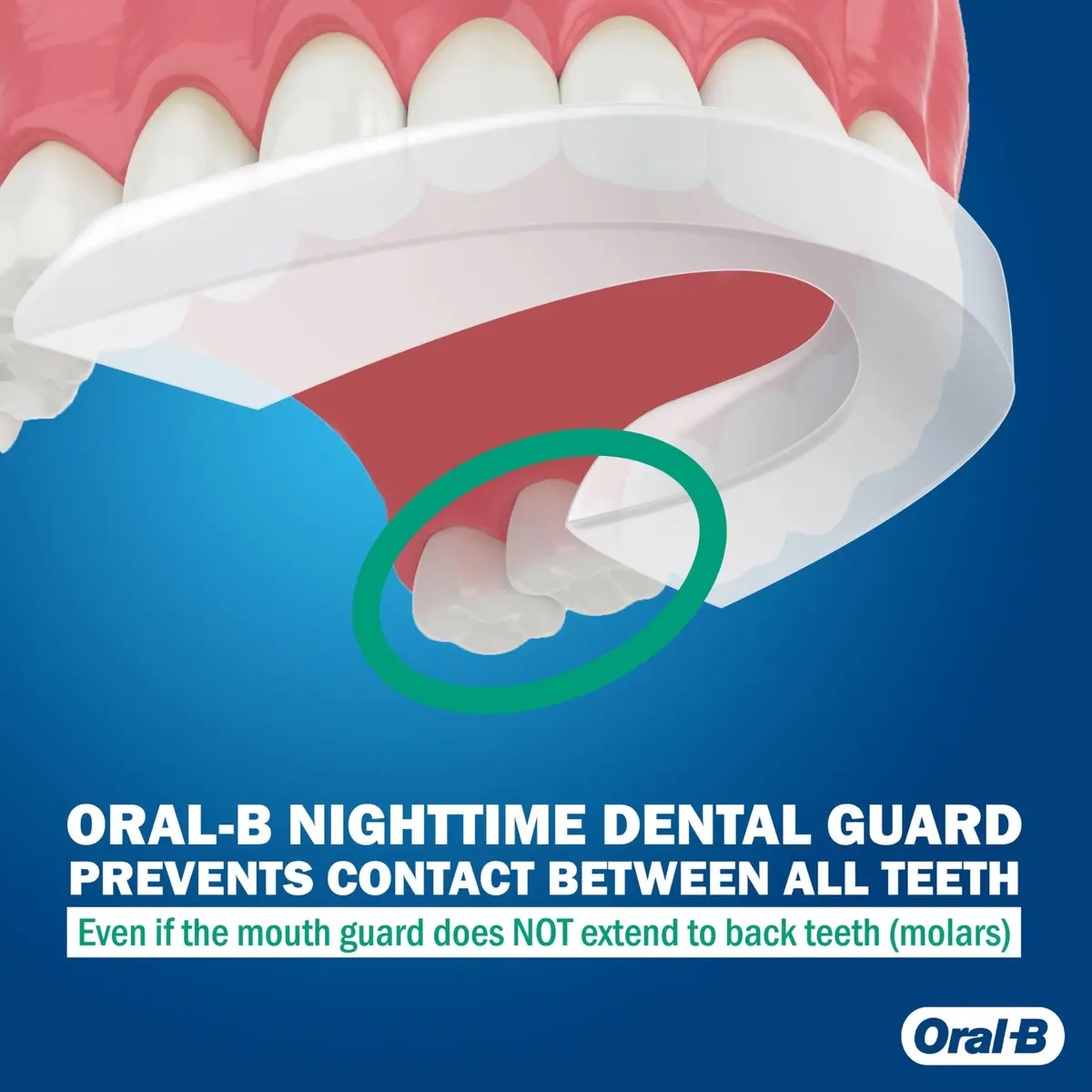 Oral-B Mouth Guard for Grinding Teeth at Night | Moldable Night Guard with Mint Flavor | 2 Pack - view 5